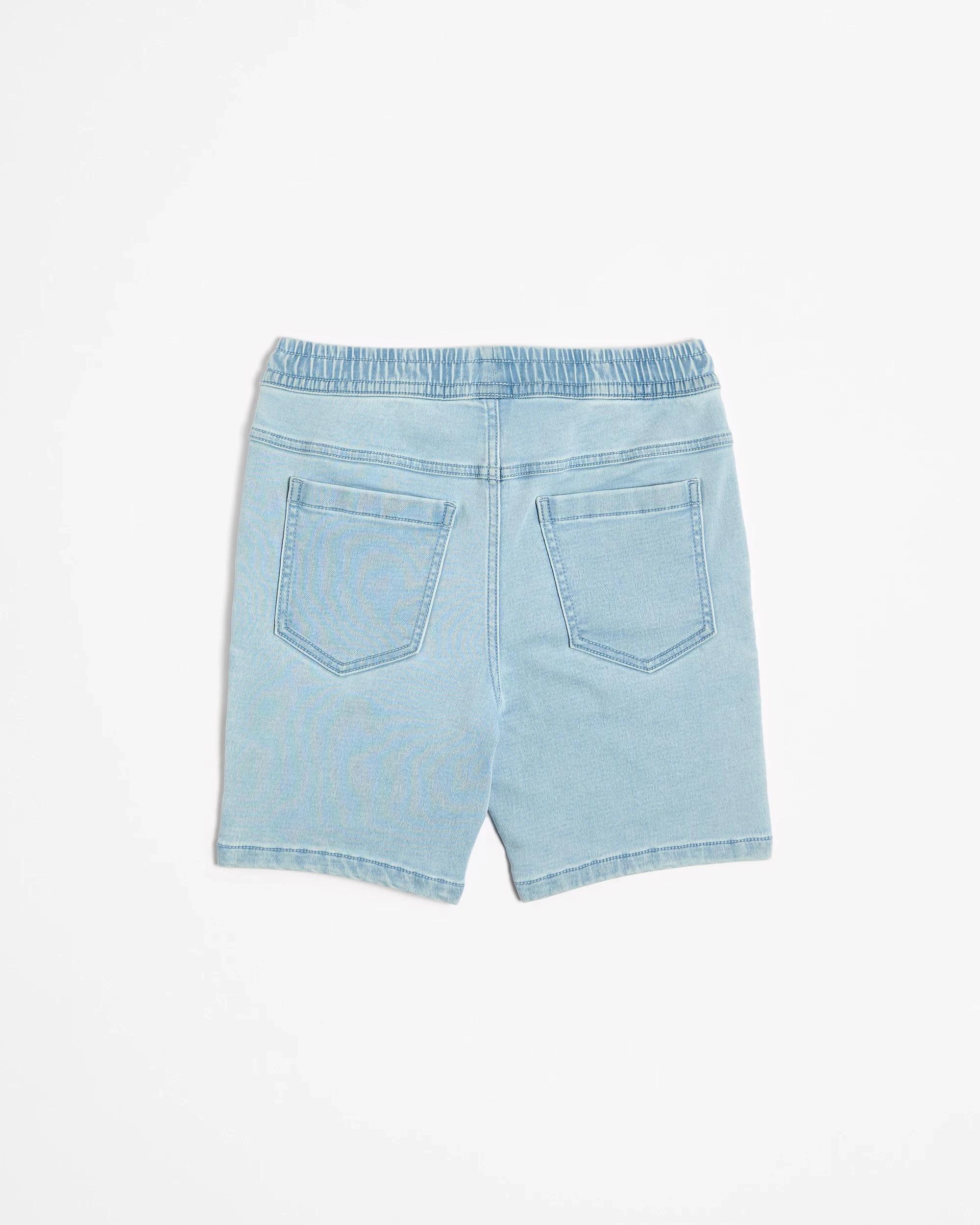 3 Target Denim Biker Pull On Short LIGHT WASH, 3 of 3