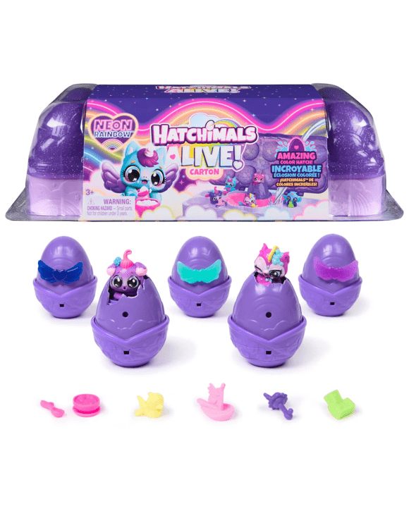 Hatchimals Alive! Neon Rainbow Carton