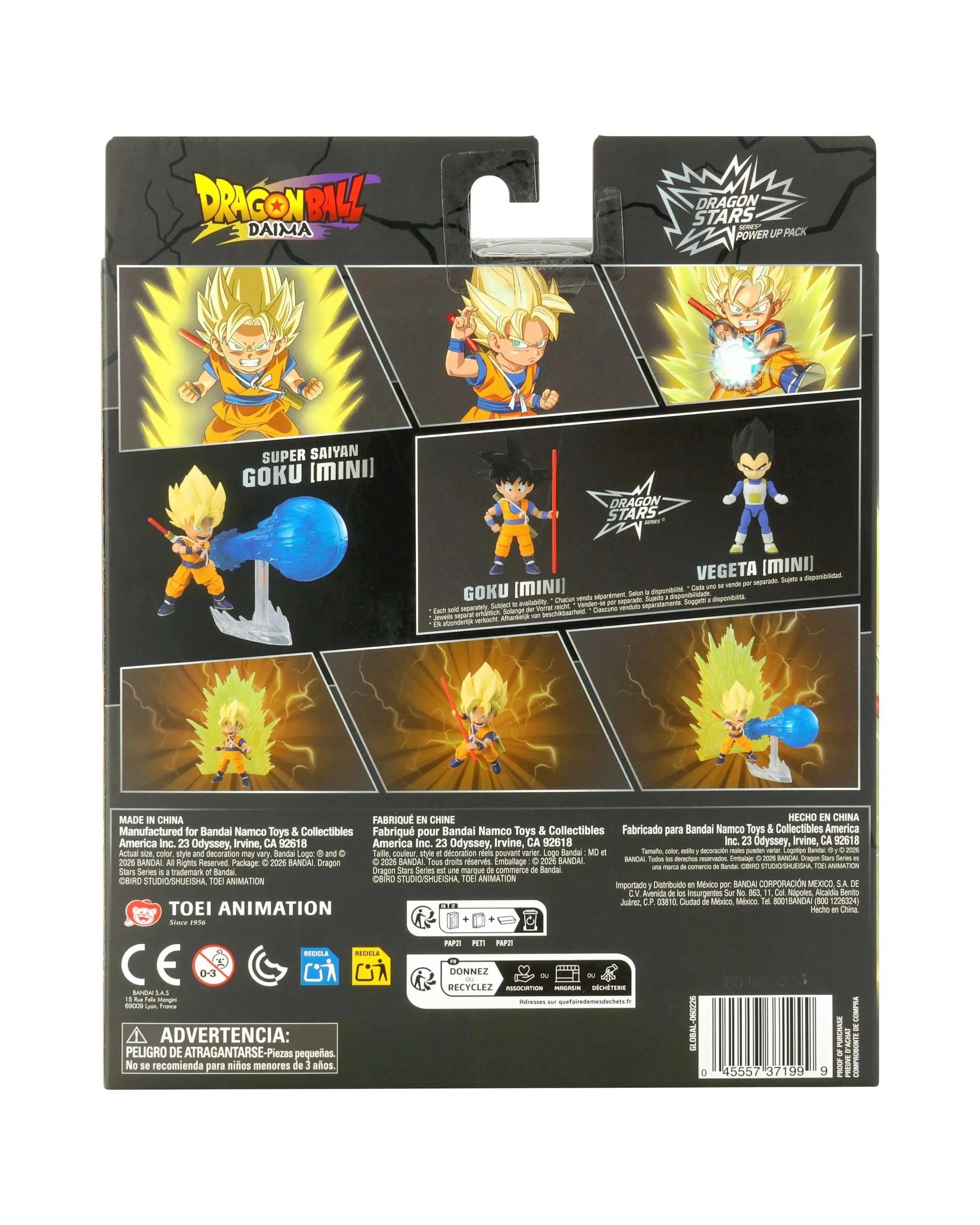 9 Dragon Ball DAIMA Dragon Stars Power Up Pack Super Saiyan Goku - Mini -  Figure, 9 of 9