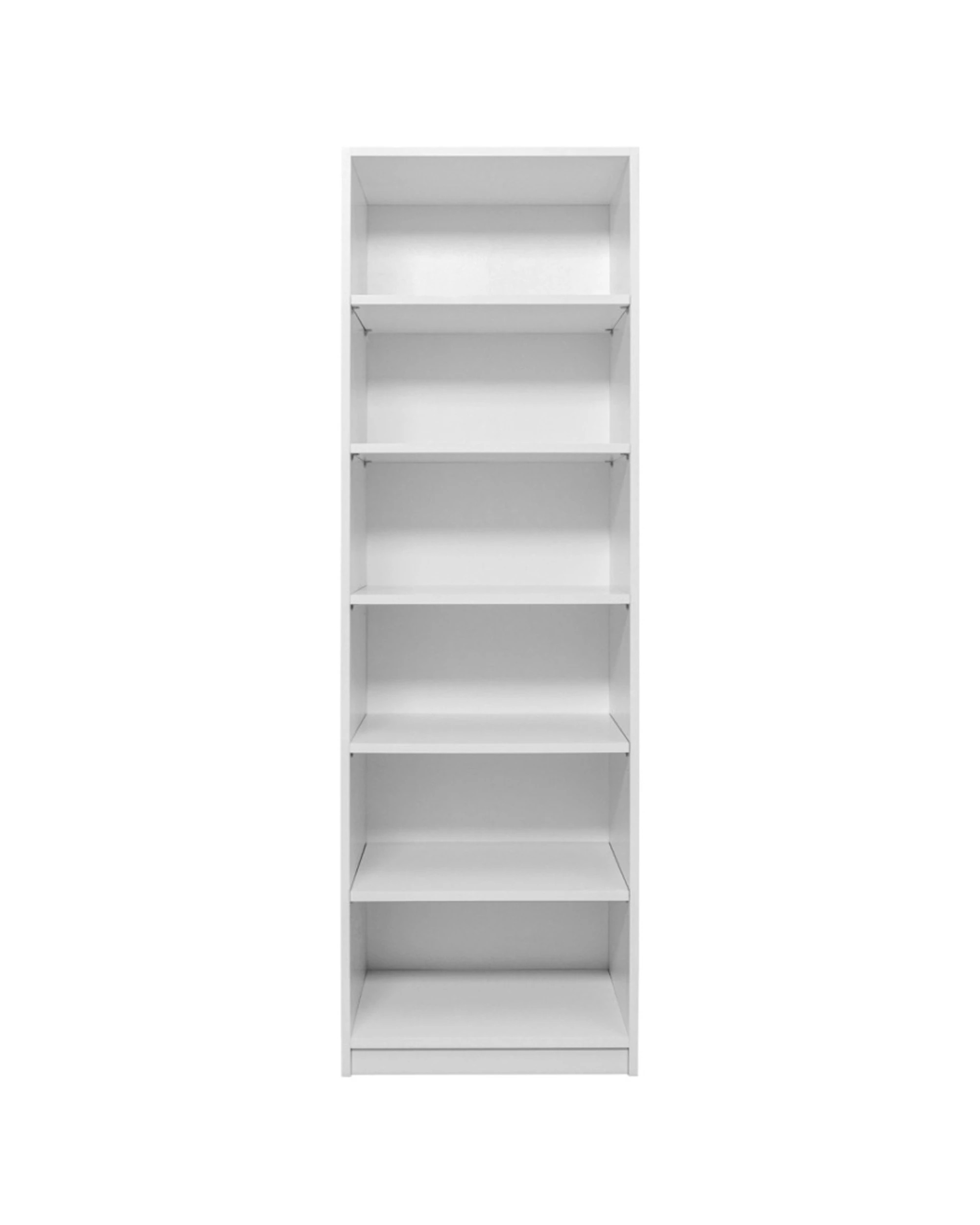 1 European Cabinetry Geneva Built In Wardrobe 6 Shelf Module - White, 1 of 2