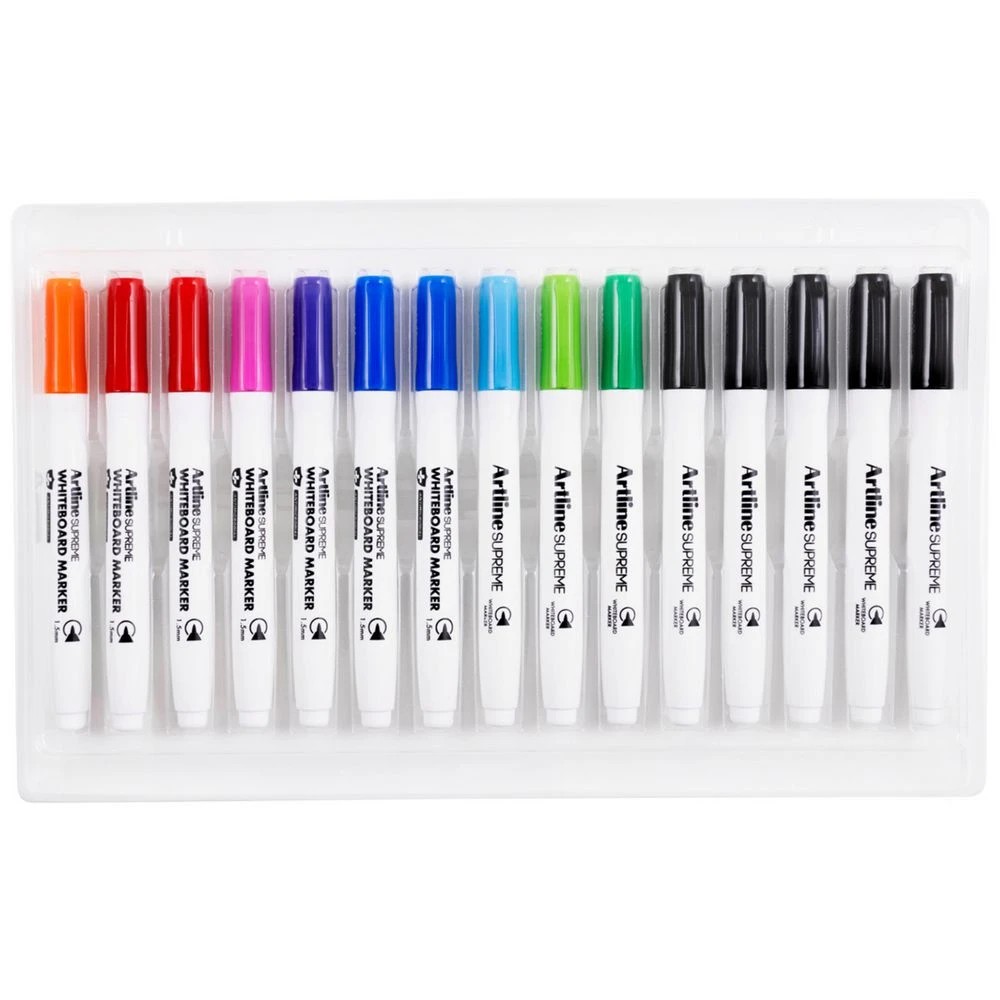 2 Artline Supreme Whiteboard Marker Bullet 15 Pack, 2 of 4