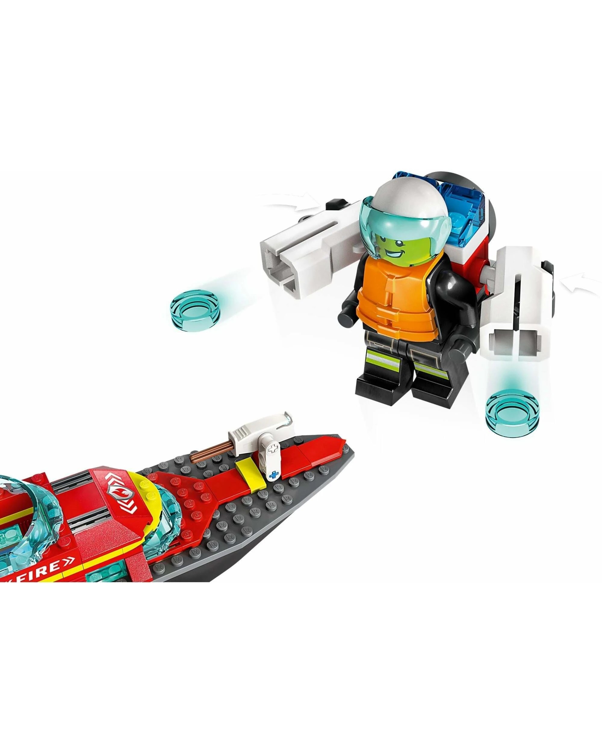 4 LEGO City Series 60373 Fire Rescue Boat, 4 of 5