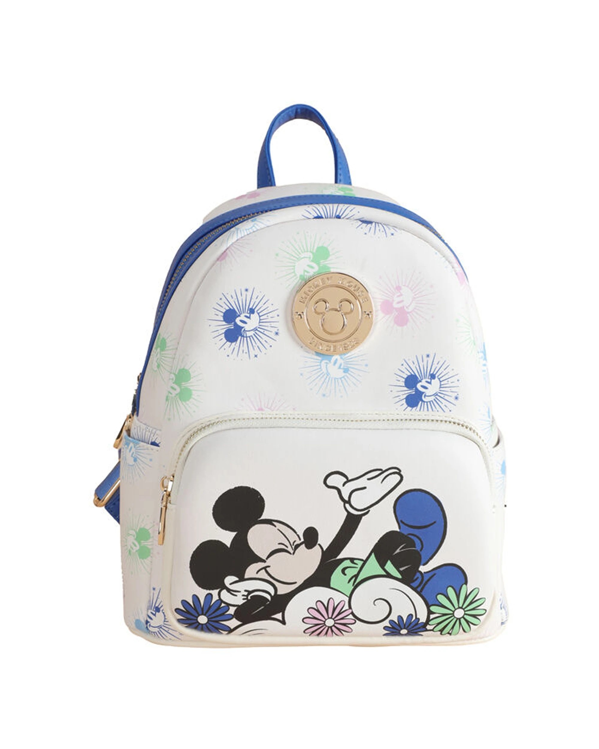 7 Disney Mickey Deluxe PU Leather Kids Travel Backpack 29x29cm Polyester - Multi, 7 of 7