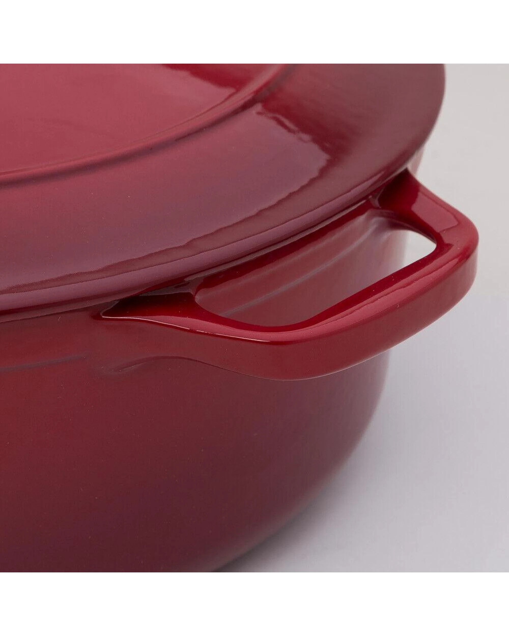 4 Chasseur Round French Oven 26cm  5 Litre Bordeaux  Cast Iron - Red, 4 of 4