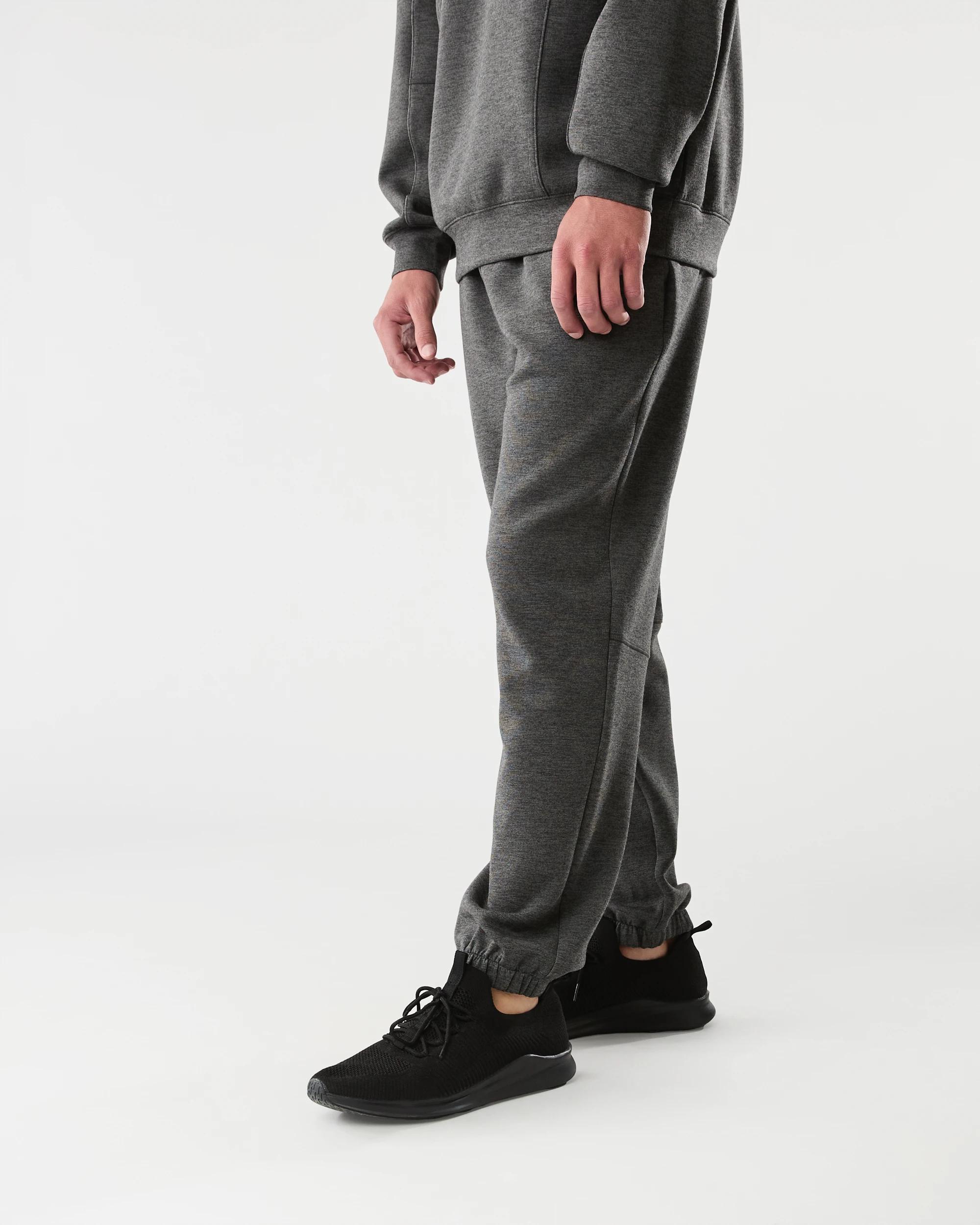 2 Active Mens Scuba Trackpants Char Marle, 2 of 7