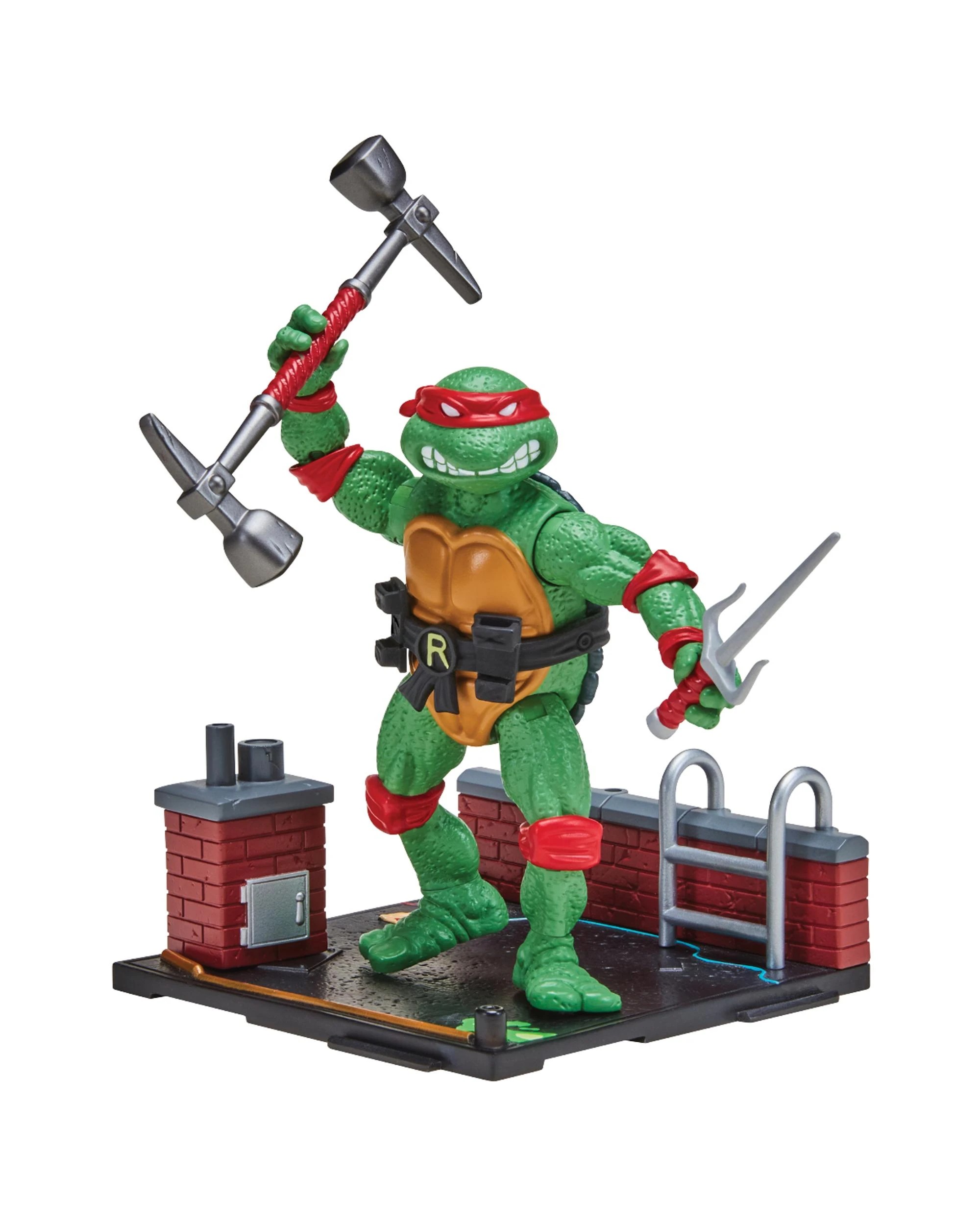 2 Teenage Mutant Ninja Turtles 1988 Remastered Raphael Action Figure, 2 of 7