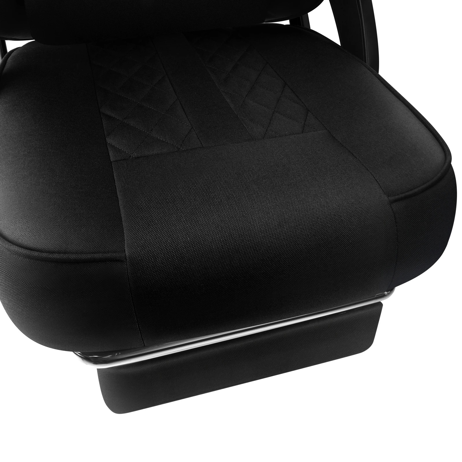 5 Alfordson Gaming Office Chair Massage Computer Footrest Seat Fabric - Black, 5 of 10
