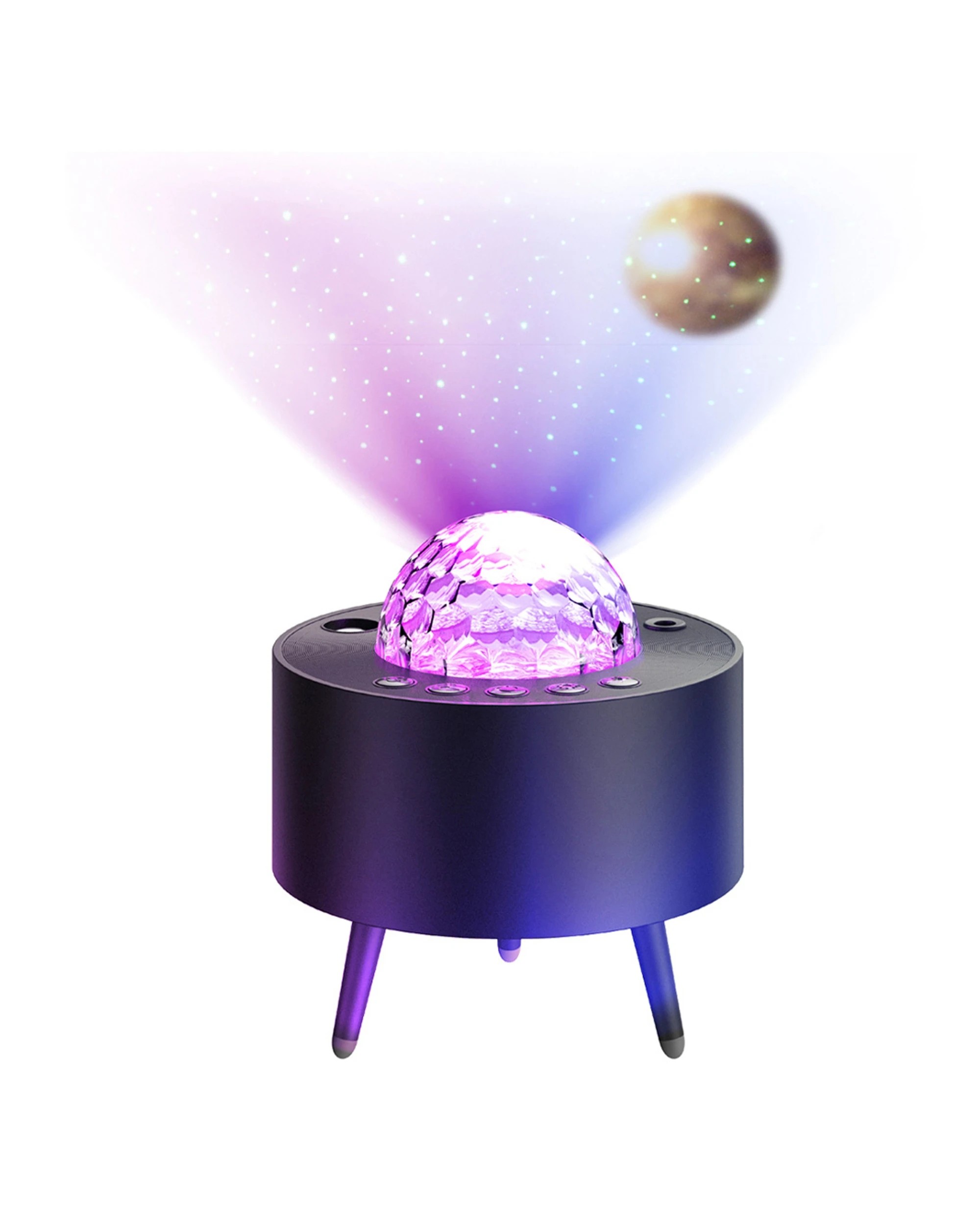 4 Sansai 13.8cm Bluetooth Galaxy Standing Rgbw Timer Light/lamp Projector - Assorted, 4 of 4