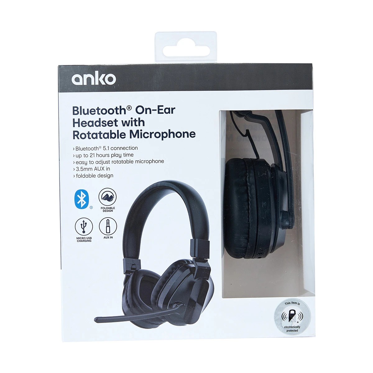 10 Bluetooth On-Ear Headset with Rotatable Microphone, 10 of 10