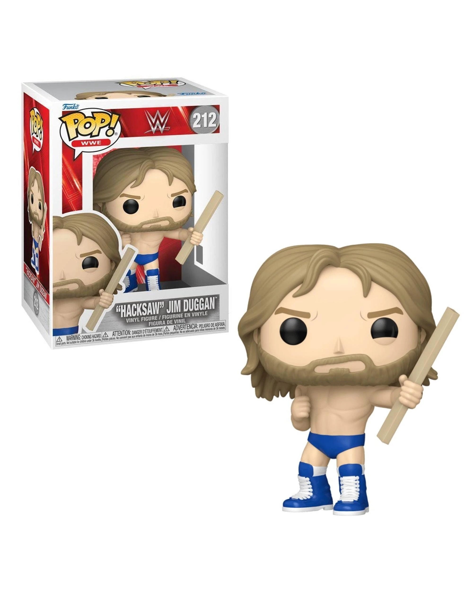 1 WWE Hacksaw Jim Duggan Funko POP! Vinyl, 1 of 3