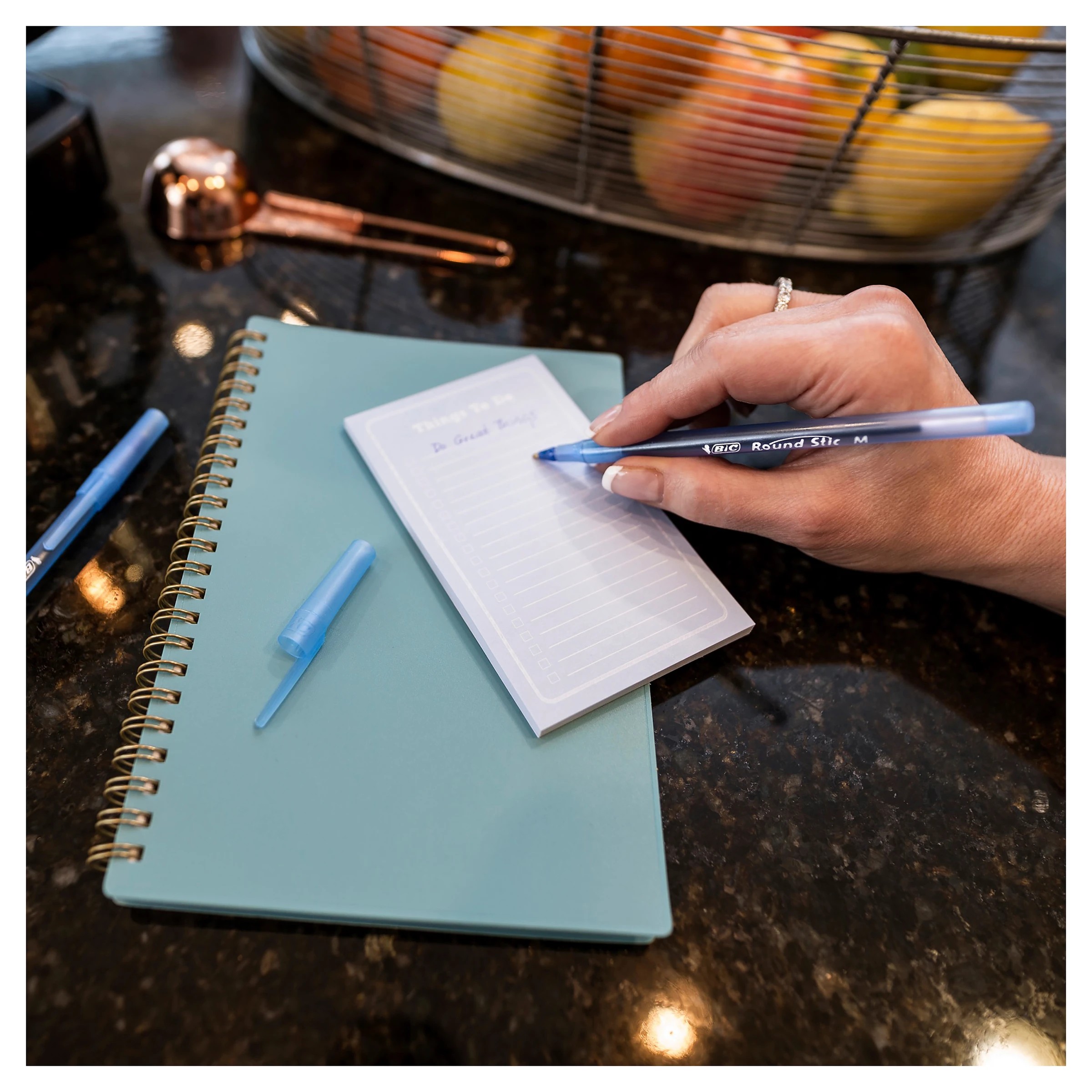 2 15 Pack BIC Round Stic Ballpoint Pens - Blue, 2 of 10