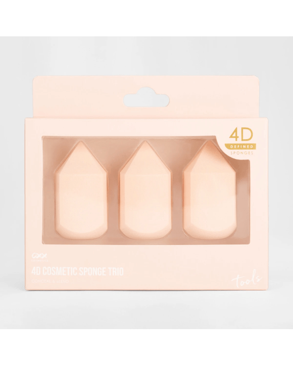 OXX Cosmetics 4D Cosmetic Sponge Trio