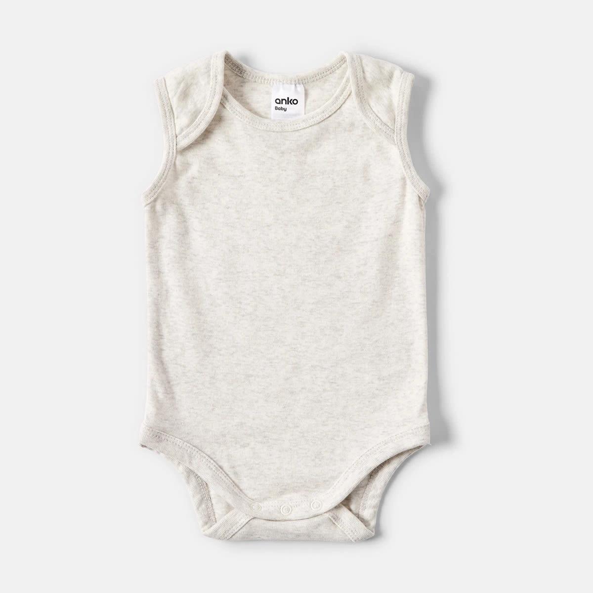 6 5 Pack Sleeveless Bodysuits New Pink, 6 of 8