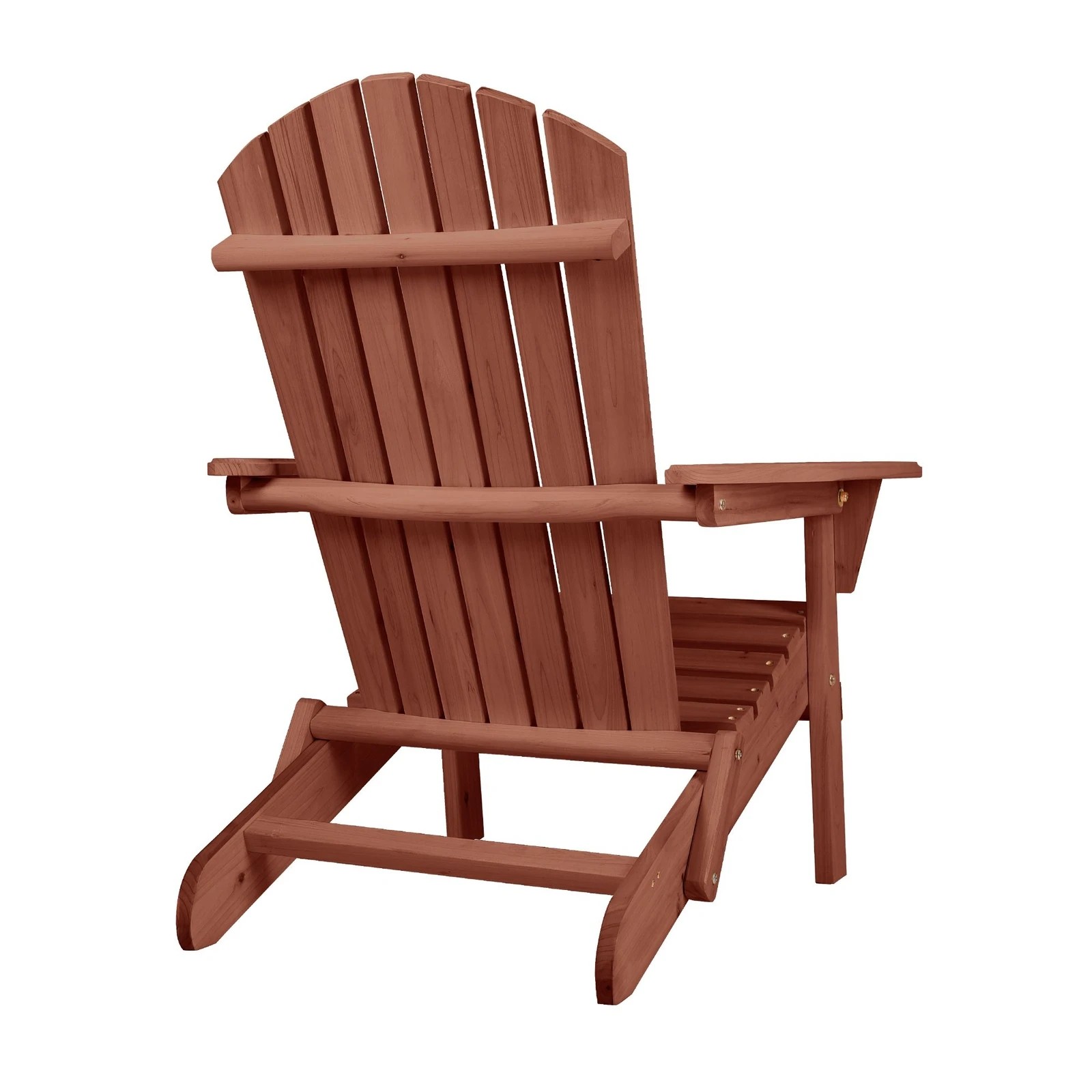 9 Alfordson 2x Outdoor Chairs Wooden Adirondack Patio Furniture Beach Garden - Brown, 9 of 9