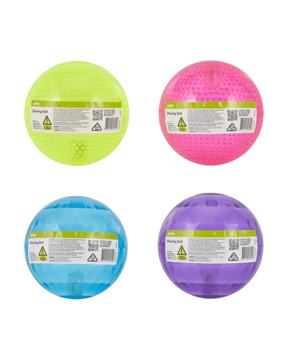 3 Glowing Ball - Assorted, 3 of 4