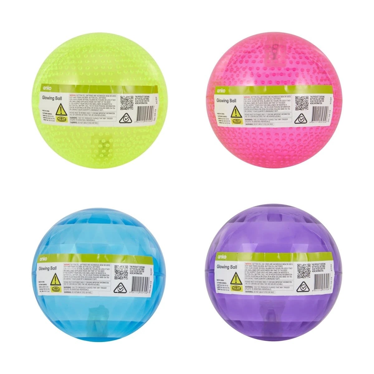 3 Glowing Ball - Assorted, 3 of 4