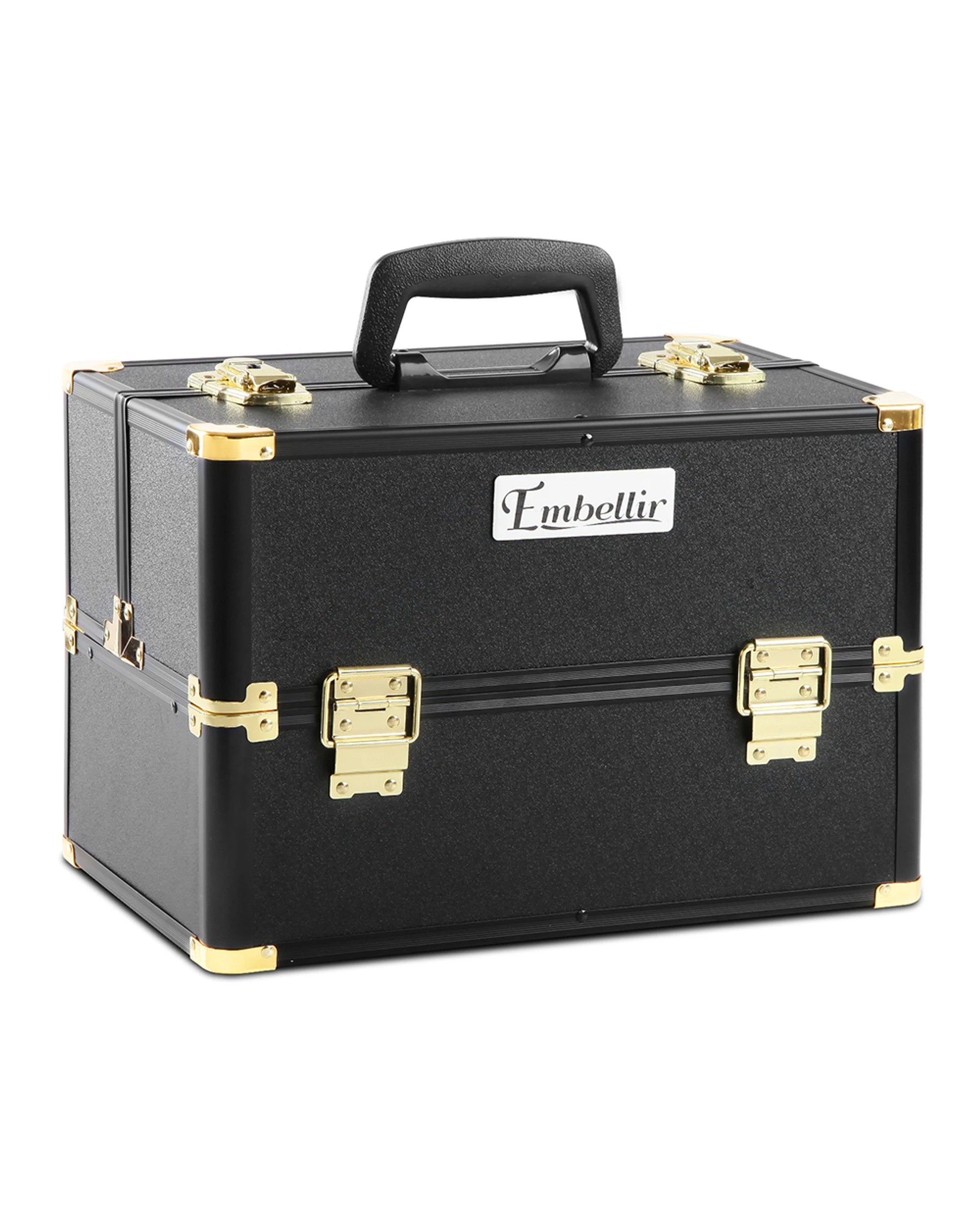 1 Embellir Beauty Makeup Case Travel Organiser Bag Cosmetic Storage Portable Box - Multi, 1 of 9