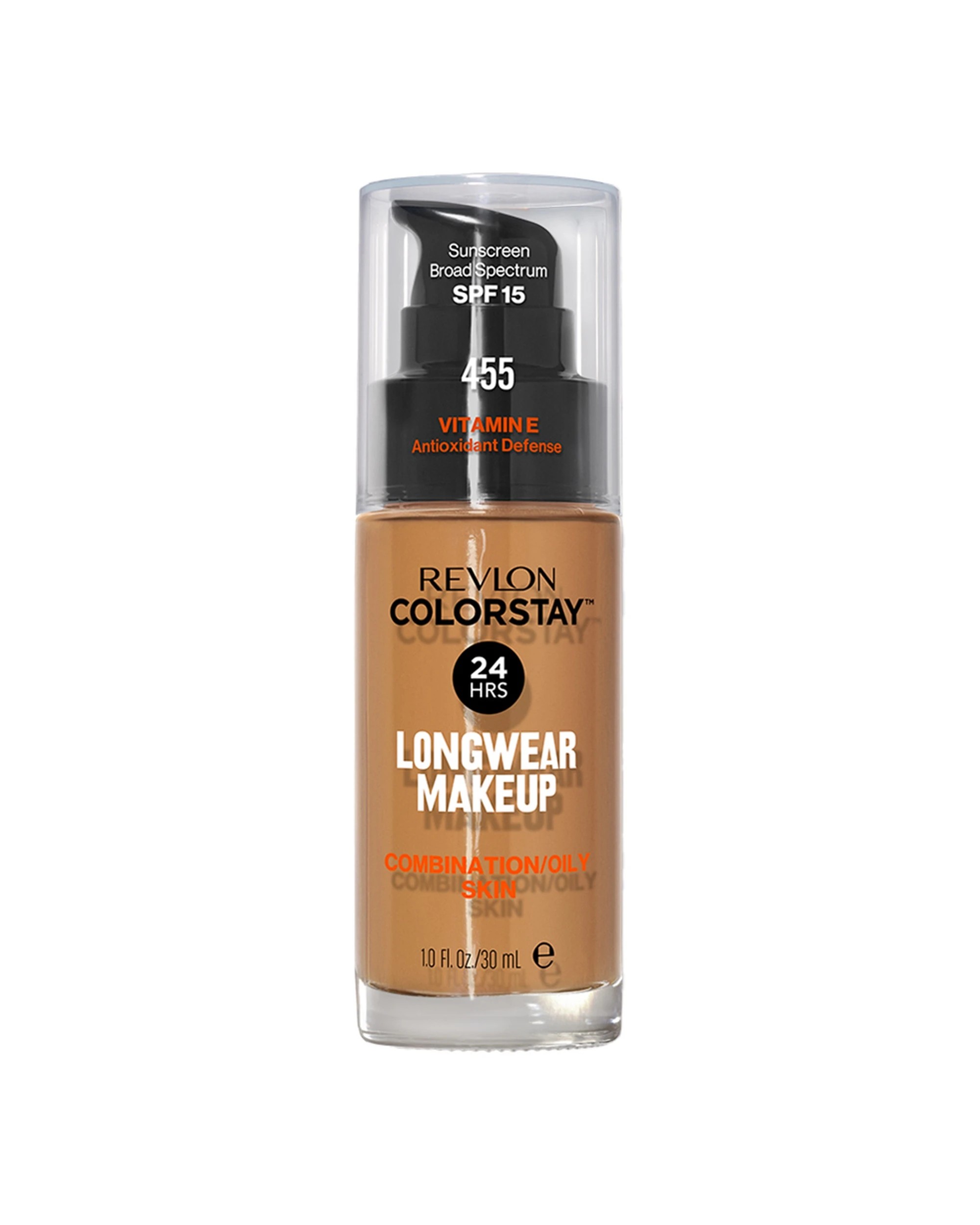 1 Revlon Colorstay Longwear Makeup Combination/oily Skin Spf15 30ml 455 Honey Beige, 1 of 1