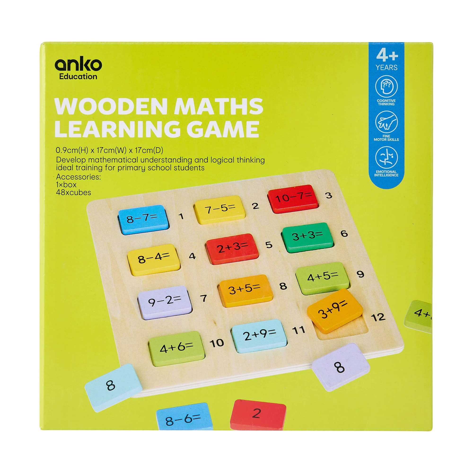1 Wooden Maths Learning Game, 1 of 7
