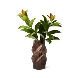 Linear Twist Glass Vase
