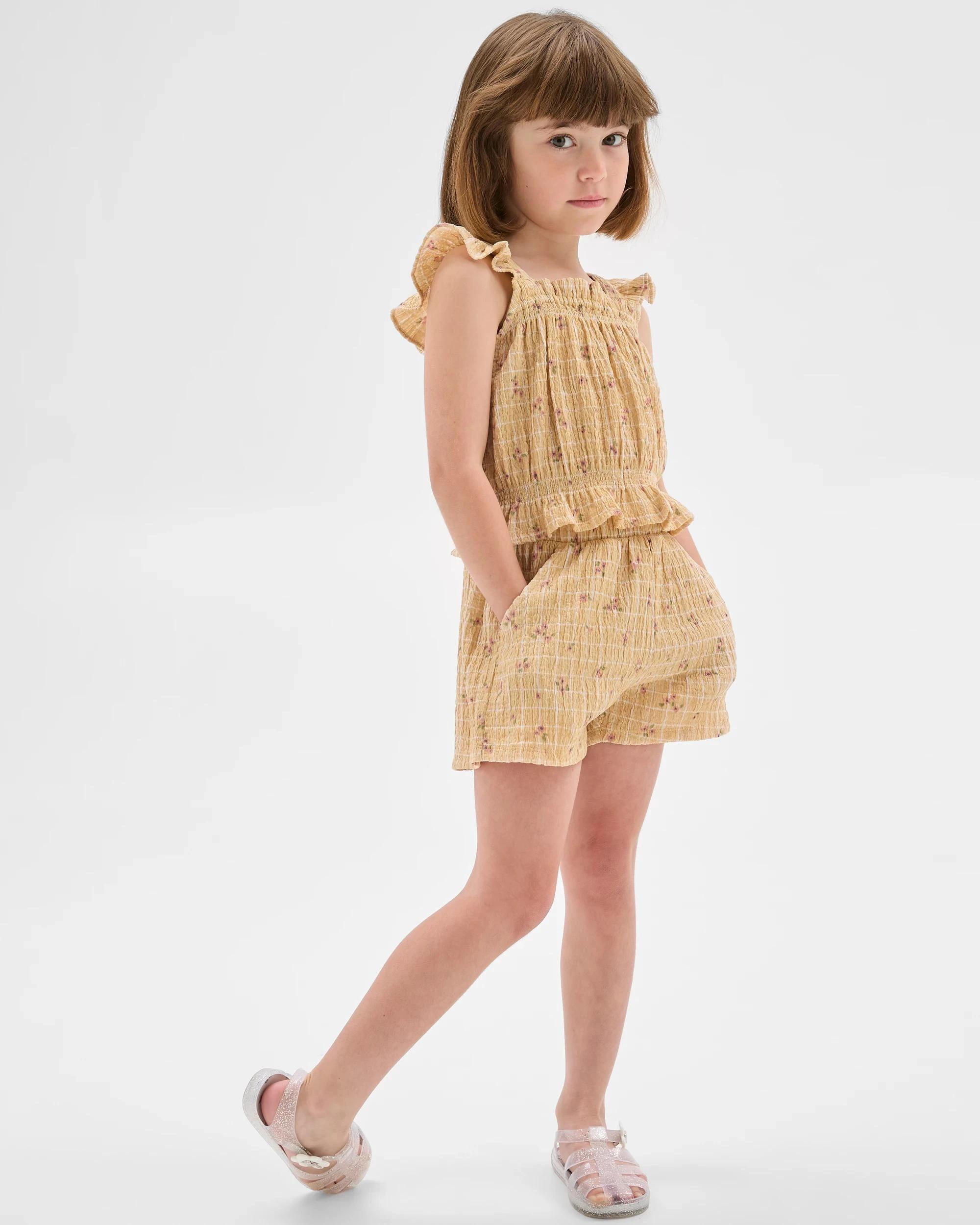 2 Target Textured Top and Short Set YELLOW, 2 of 7