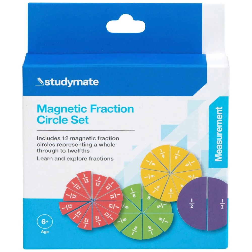 1 Studymate Magnetic Fraction Circle Set, 1 of 4