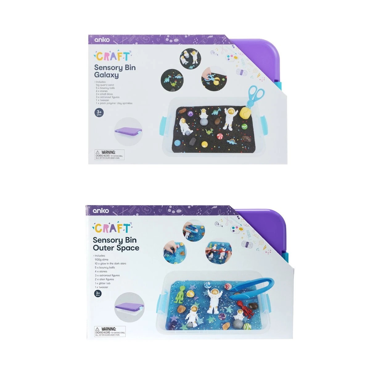 2 Galaxy/Outer Space Sensory Bin Set - Assorted, 2 of 10