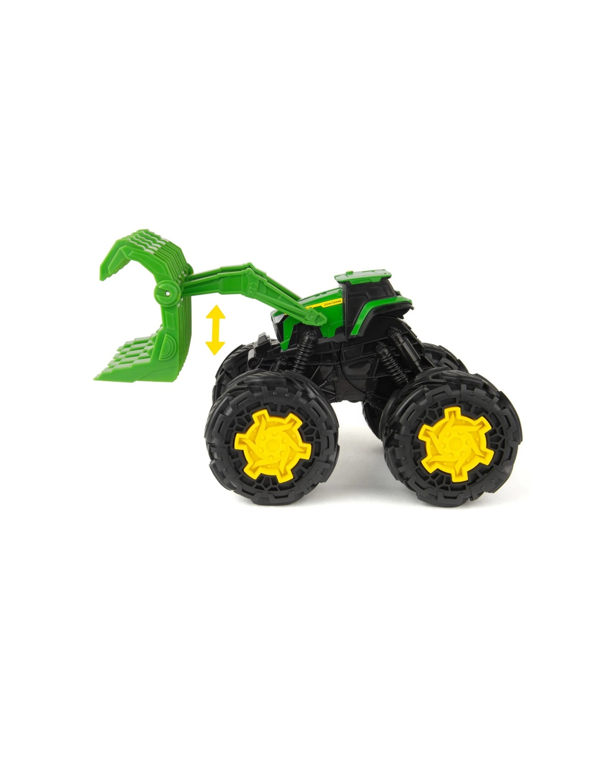 3 John Deere Monster Treads Rev Up Tractor Kids Toy With Sounds And Super Bouncy Tyres - Multi, 3 of 6