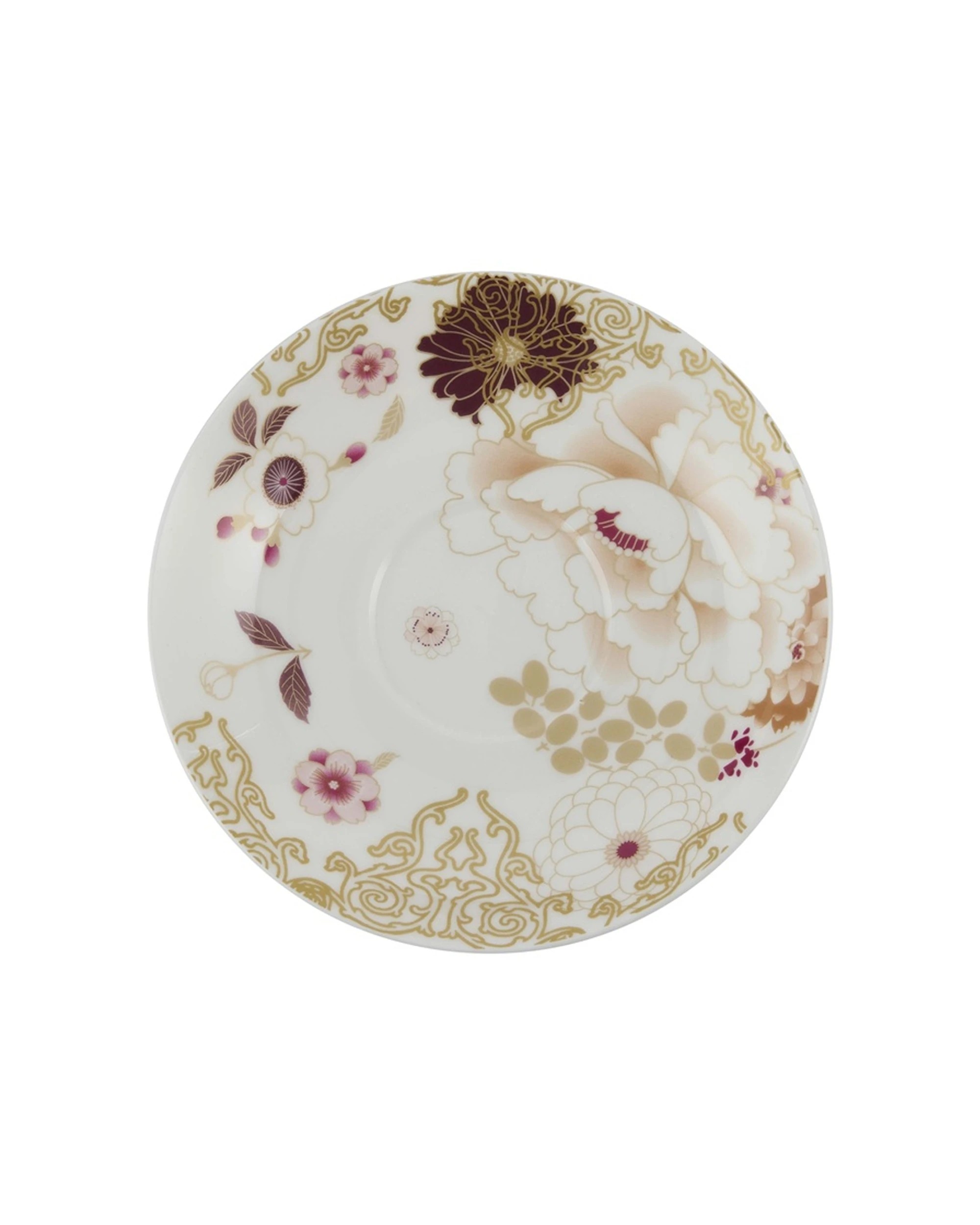 2 Maxwell And Williams Cup Saucer Kimono Fine Bone China Gift Boxed 480ml - White, 2 of 3