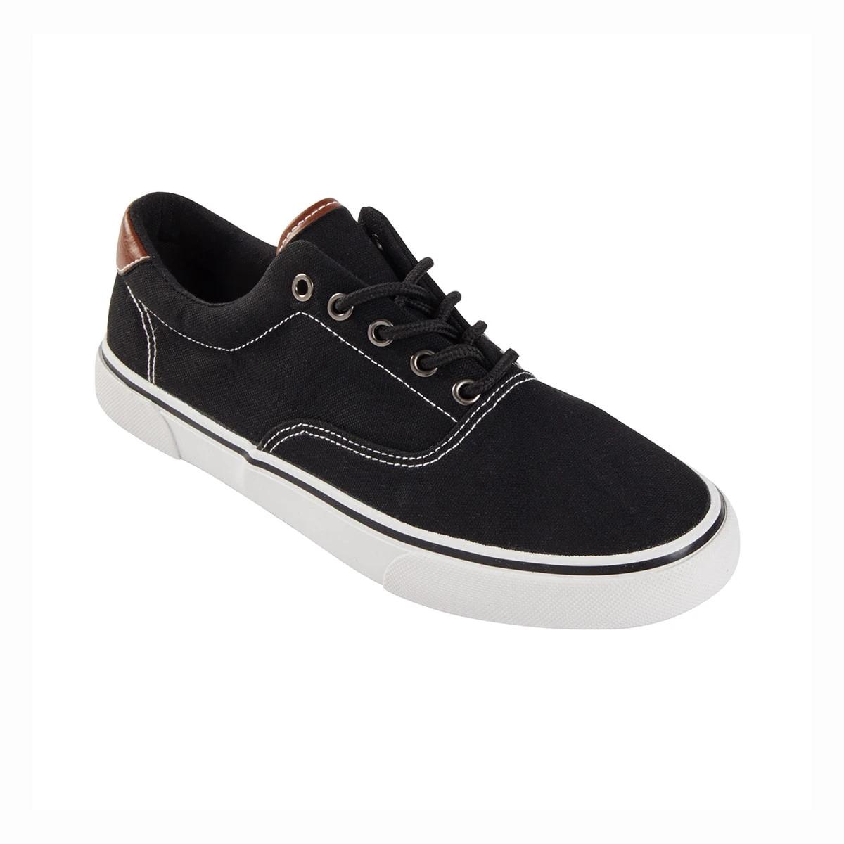 1 Casual Canvas Shoes Black, 1 of 6