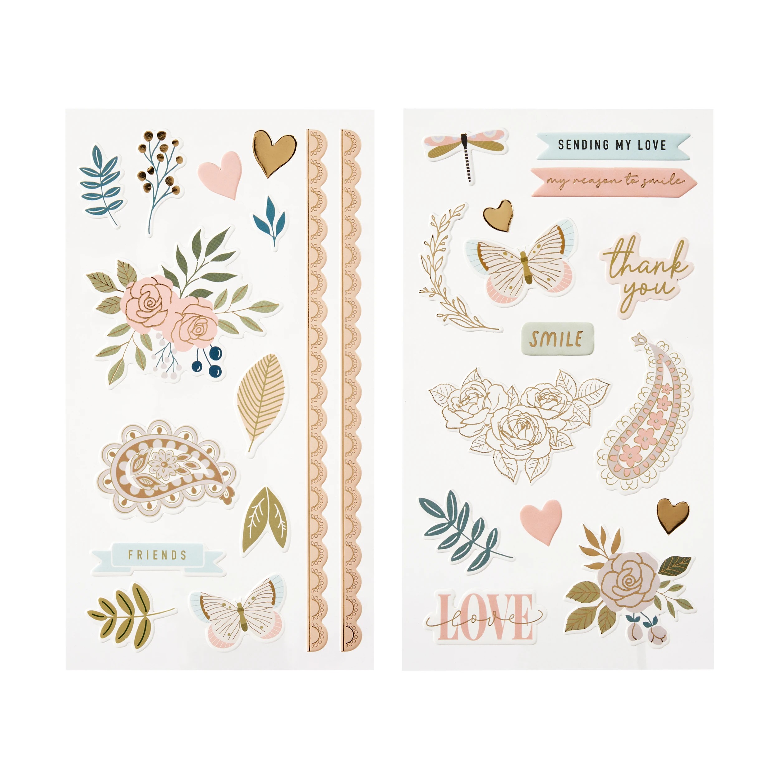 2 2 Pack 3D Stickers - Timeless, 2 of 3