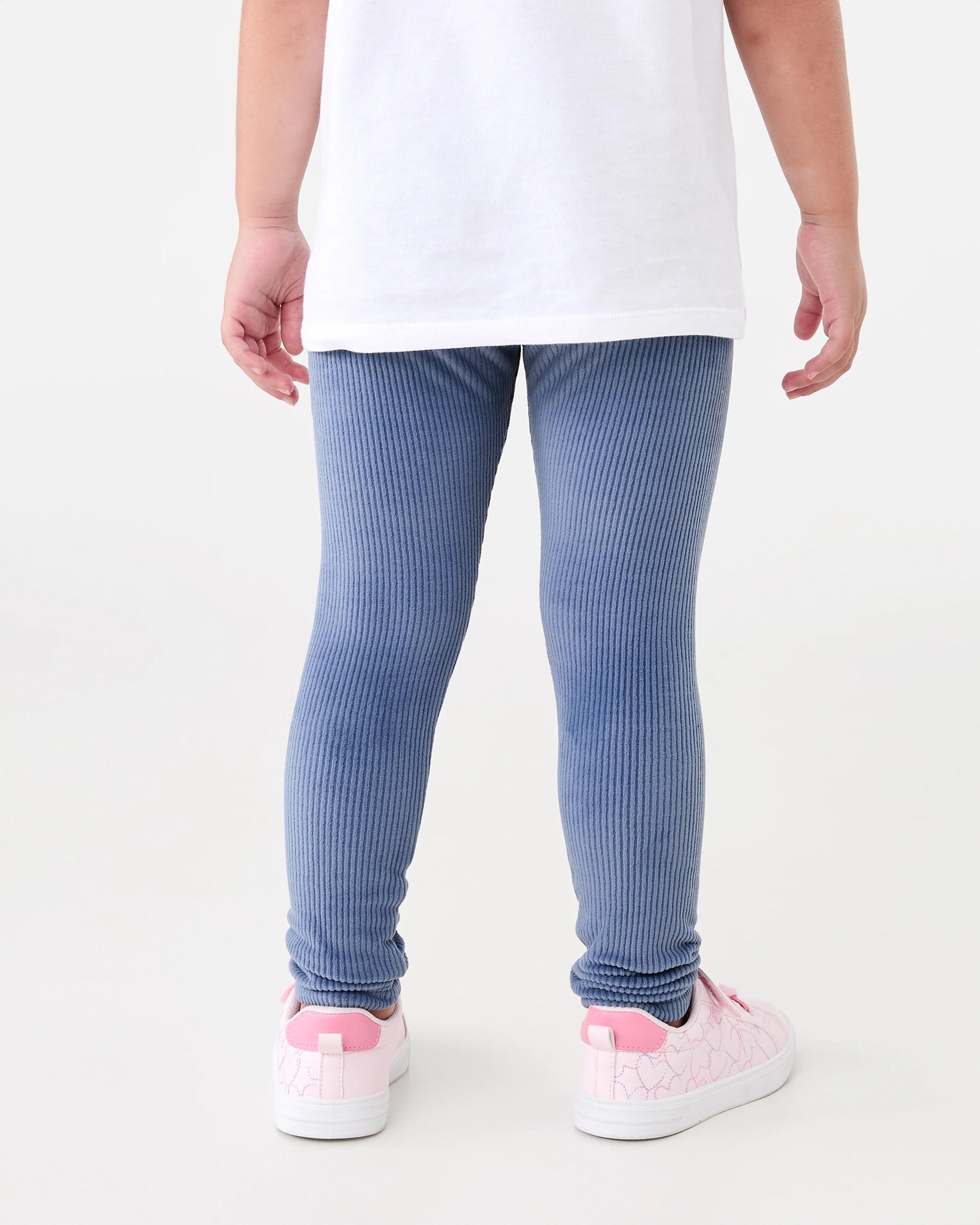 2 Ribbed Cord Legging Dim Blue, 2 of 5