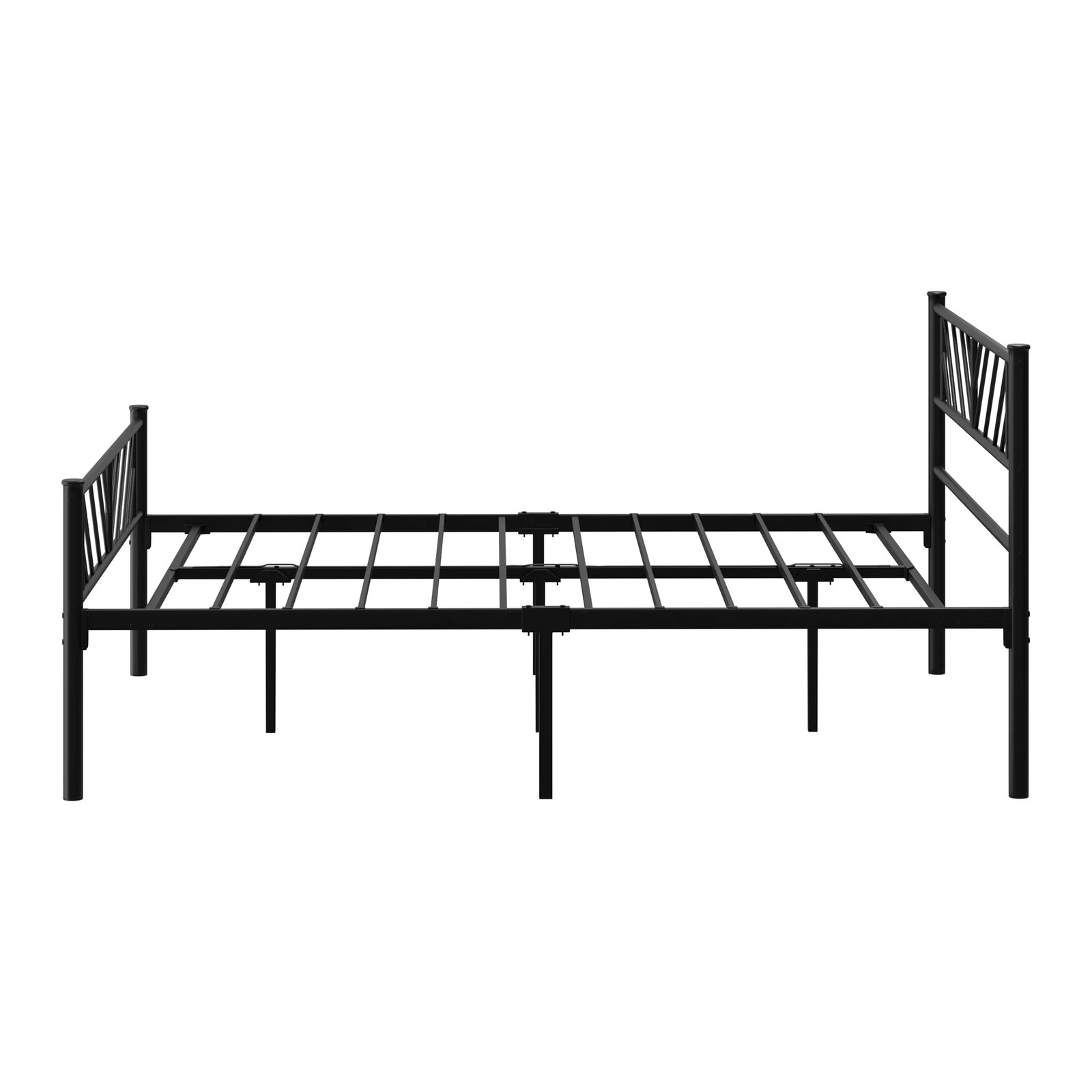 8 Oikiture Metal Bed Frame Double Size Bed Base Platform Sis
 - Black, 8 of 9