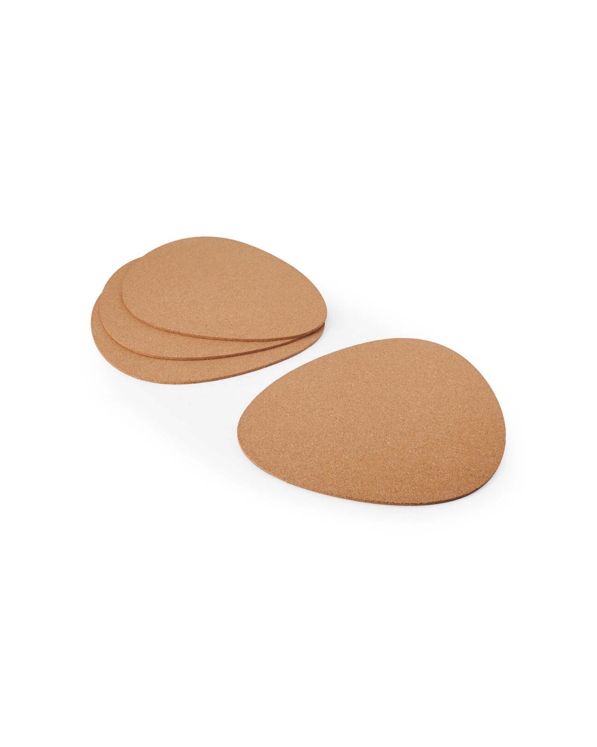 4 Mikasa 4pc Pebble-Shaped Cork Table Placemats Set - Brown, 4 of 7