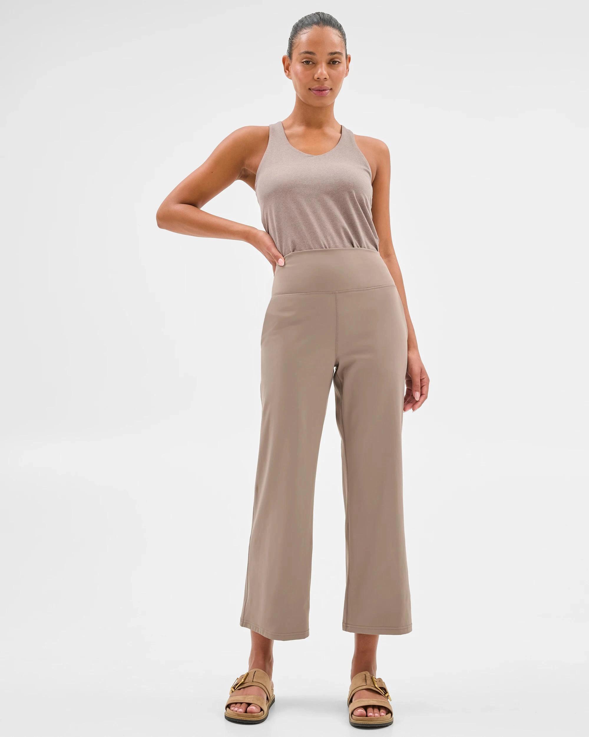 2 Target Active Studio Soft Culotte Pants MUSHROOM, 2 of 6