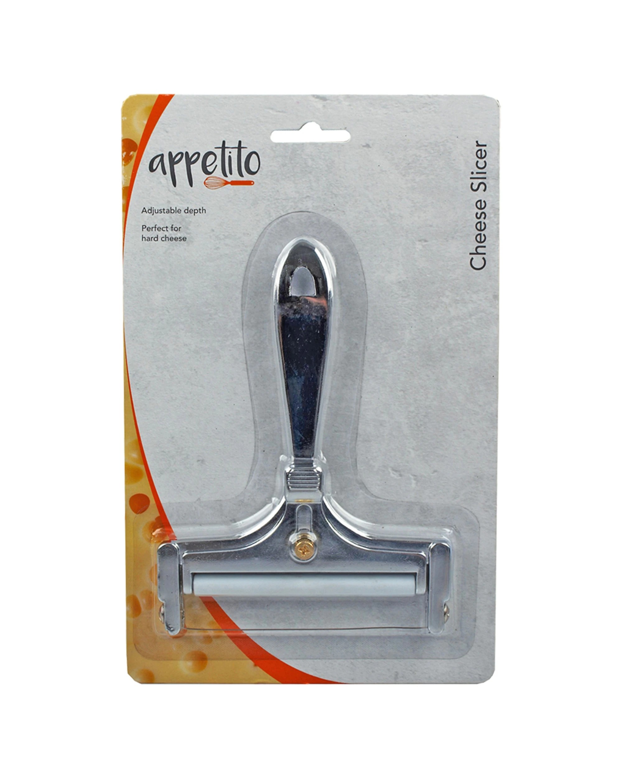 2 Appetito Adjustable Cheese Slicer Home Kitchen Cooking Utensil - Metallic, 2 of 2