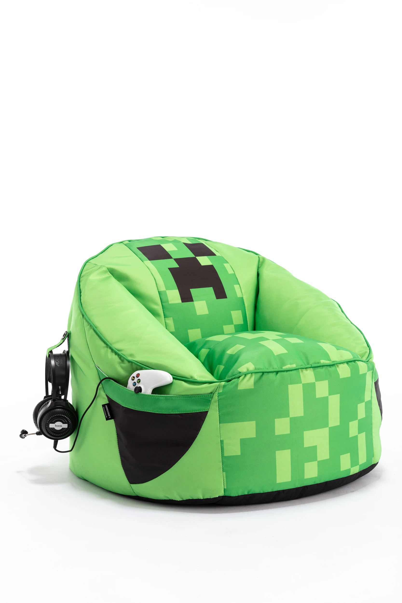 2 Minecraft Creeper Gaming Bean Bag Chair, 2 of 11