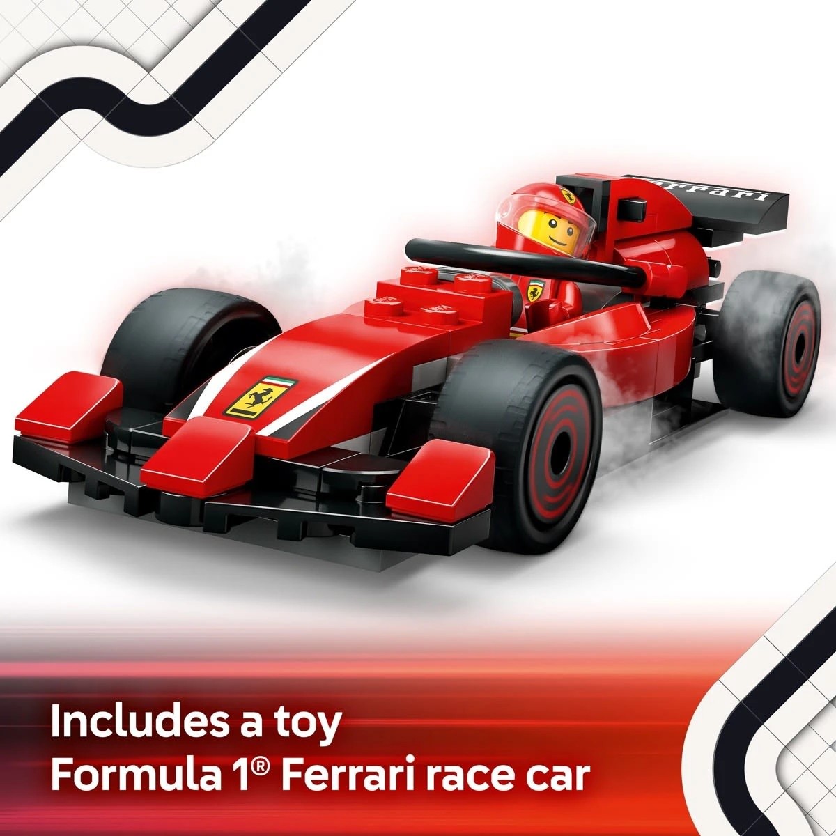 8 LEGO City F1 Pit Stop & Pit Crew with Ferrari Car 60443, 8 of 10