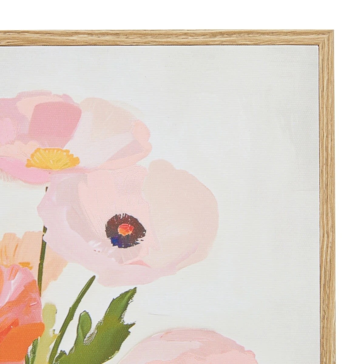 2 Poppies Vase Framed Canvas, 2 of 5