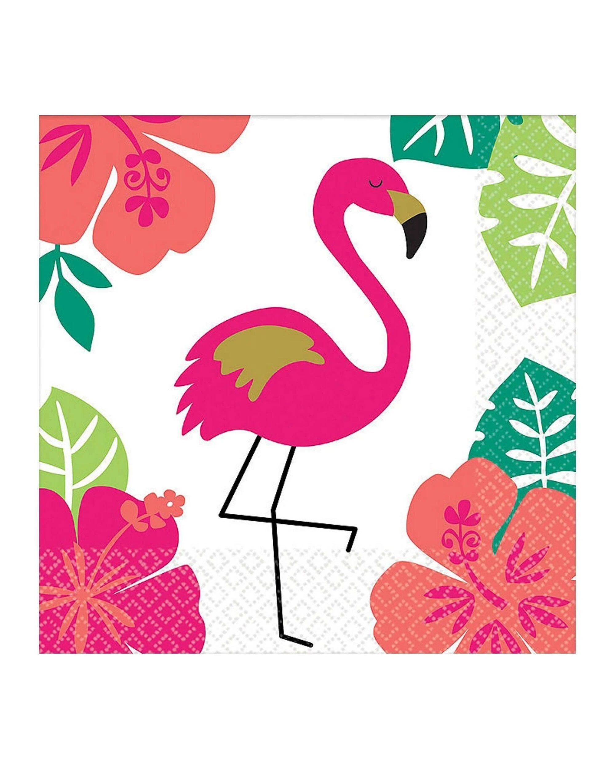 1 Amscan Aloha Small Paper Napkins Serviettes Pack of 16, 1 of 1