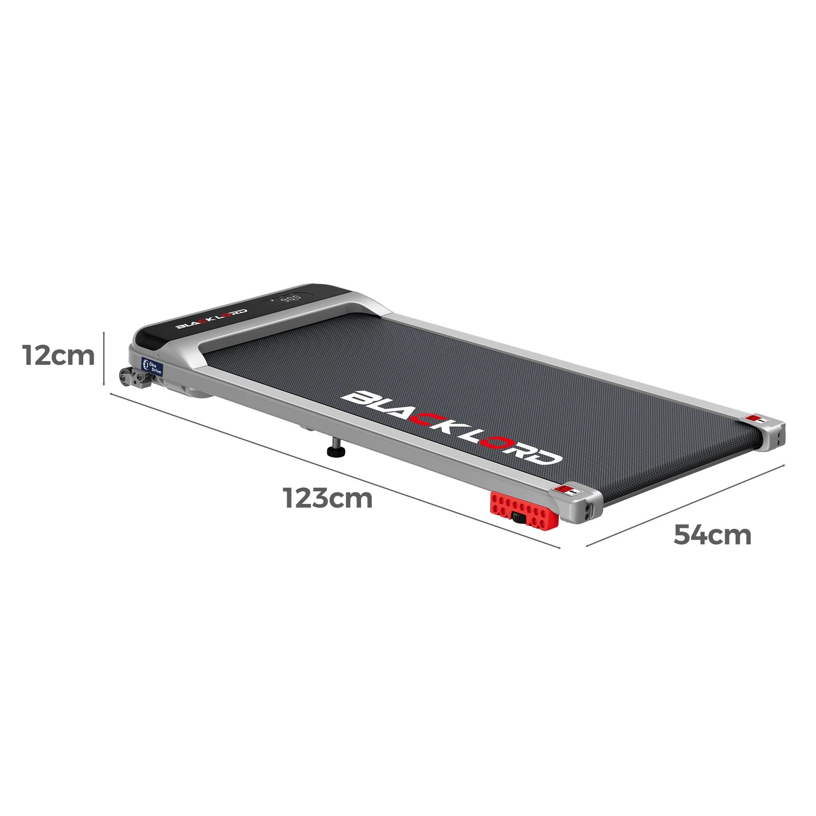 9 Black Lord Treadmill Electric Walking Pad Home Office Gym Fitness Incline MS2 - Silver, 9 of 9