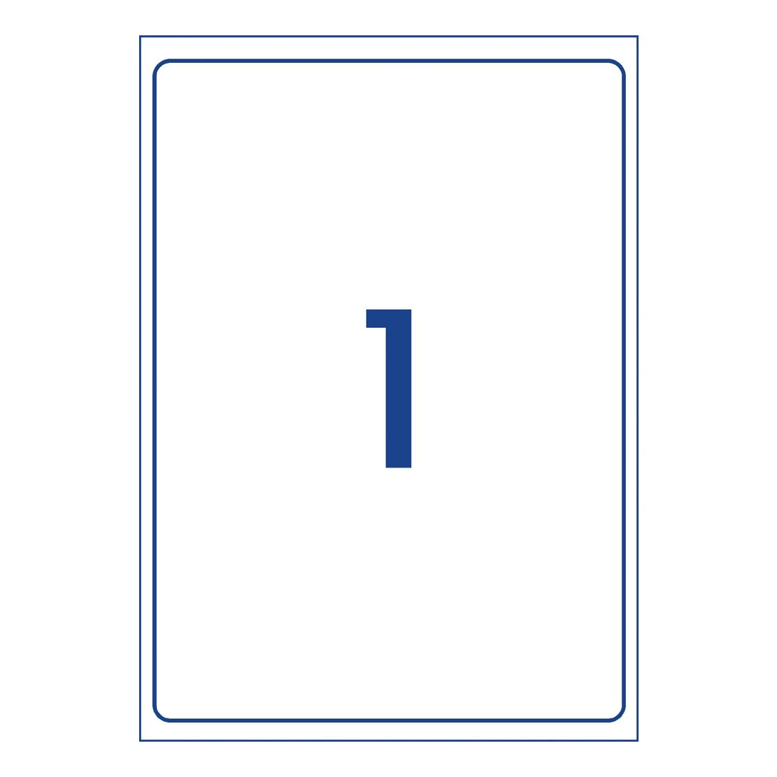 3 Avery 1UP Heavy Duty Laser Labels 25 Pack, 3 of 4