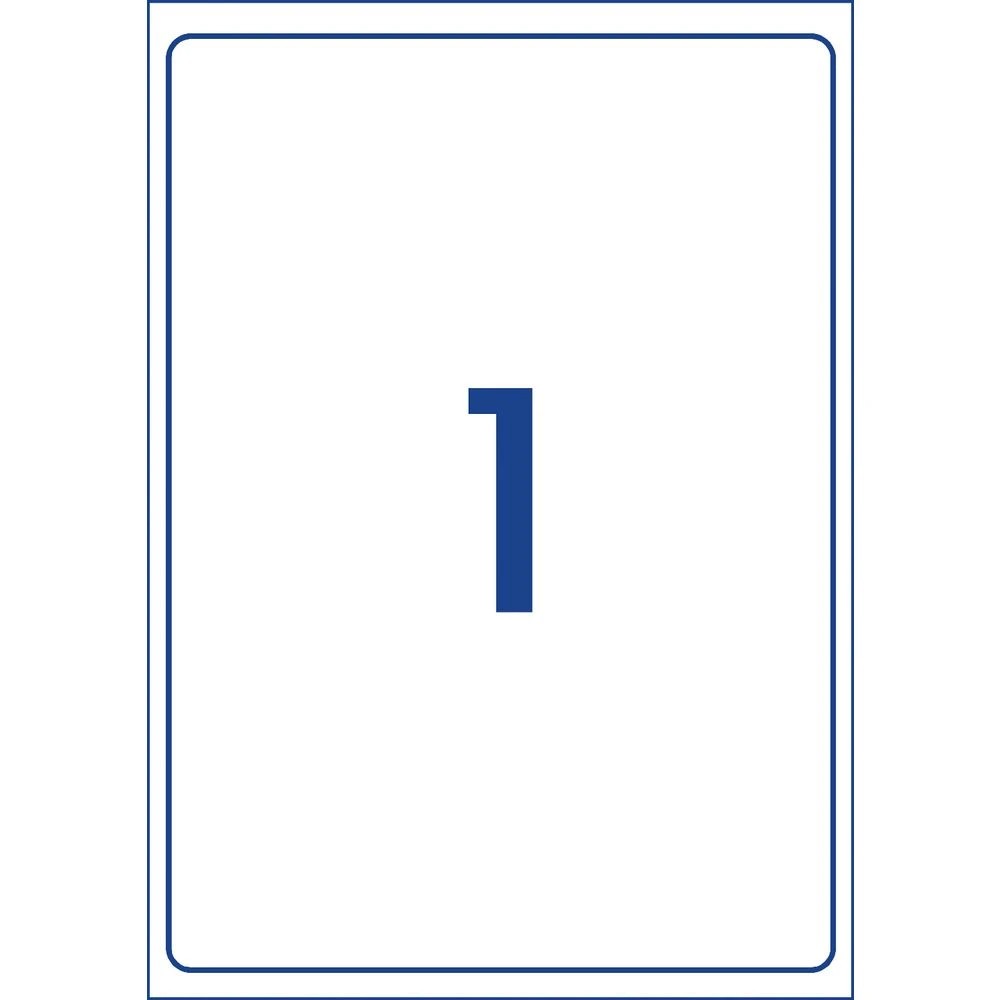 3 Avery 1UP Heavy Duty Laser Labels 25 Pack, 3 of 4