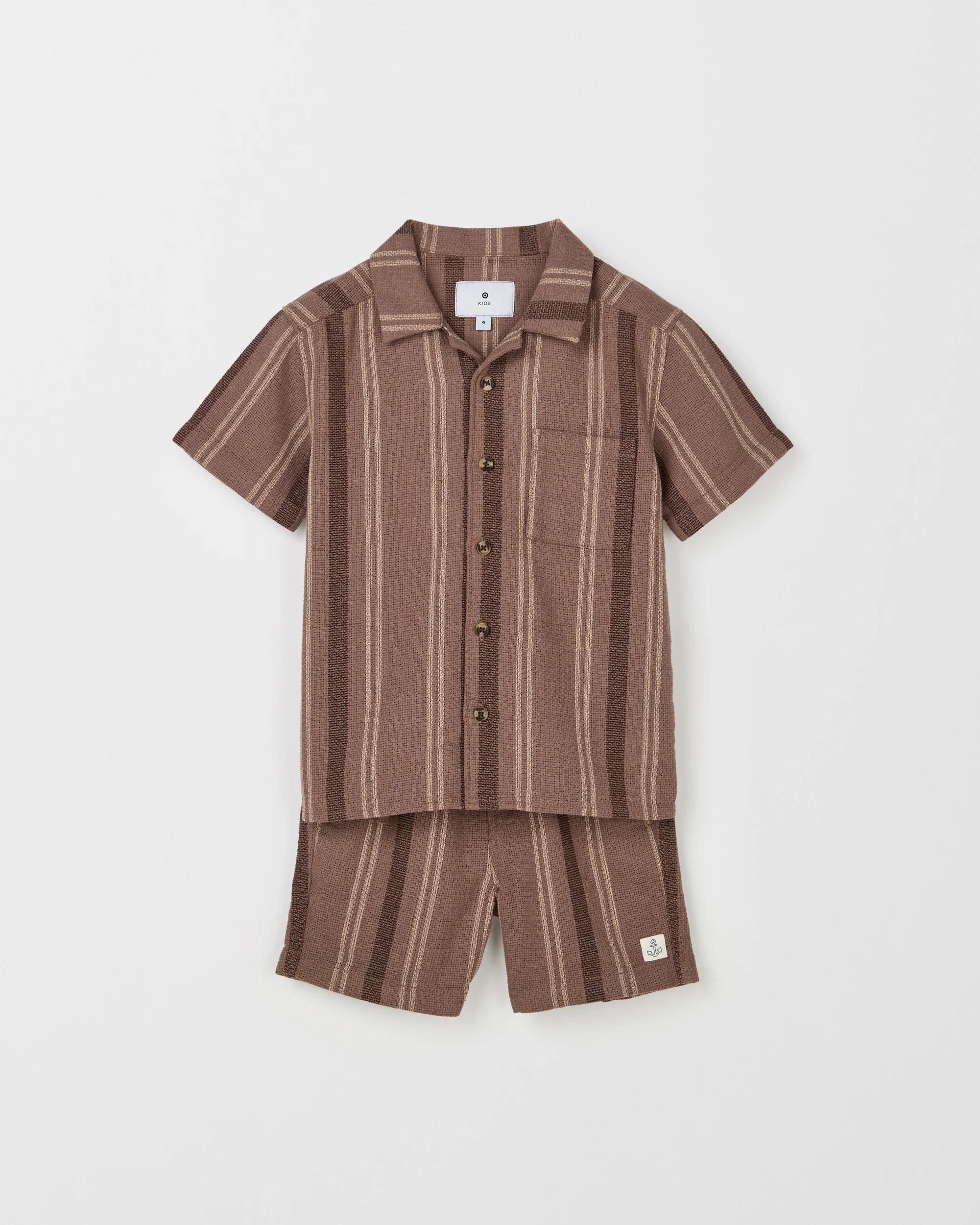 4 Target Kids Shirt and Shorts 2 Piece Set RUST, 4 of 7