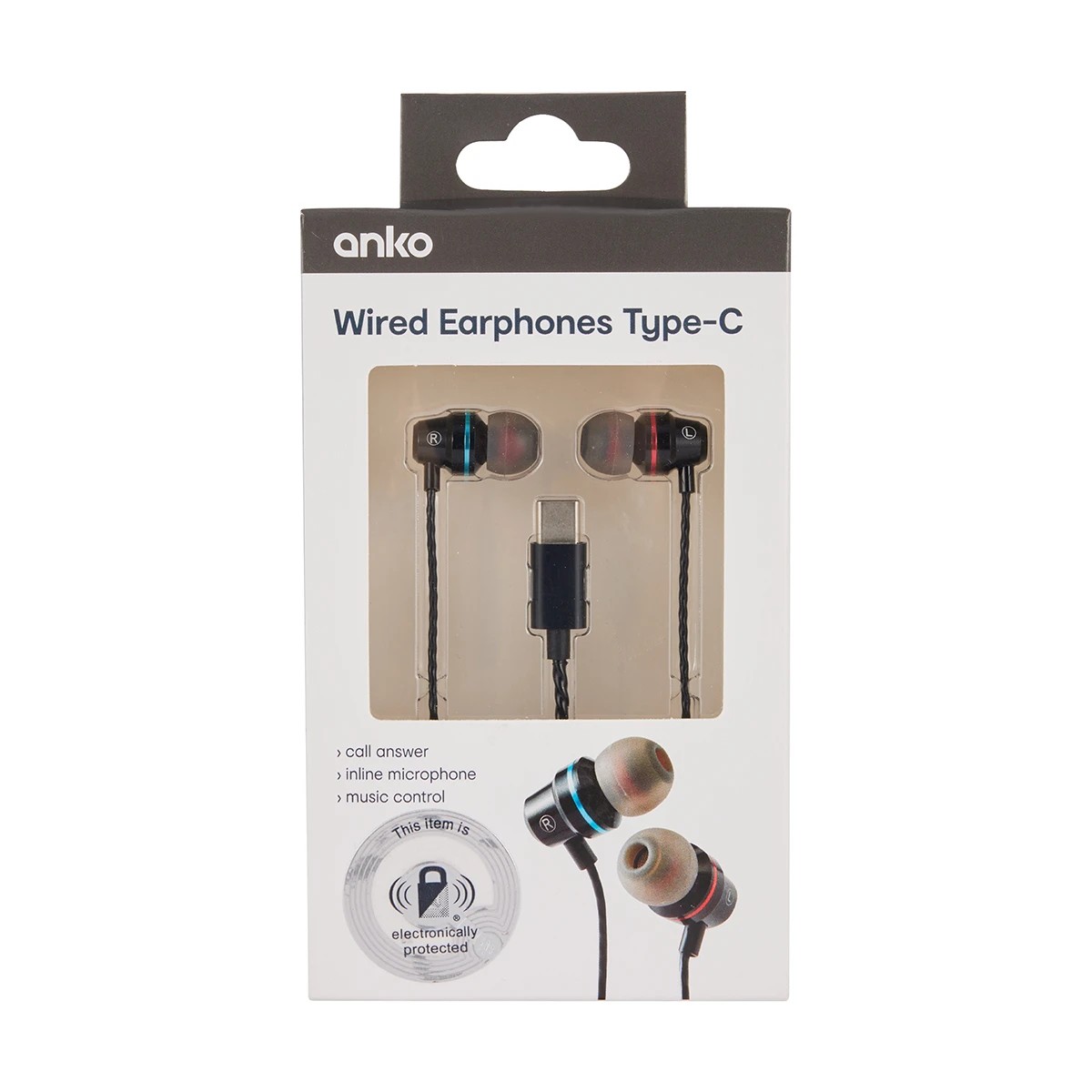 6 Type-C Pod Earphones - Black, 6 of 7