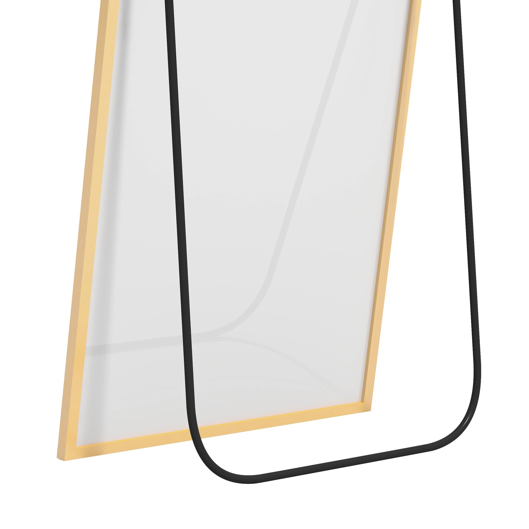 5 Yezi 165cm Full Length Floor Mirror Arched Golden Frame, 5 of 9