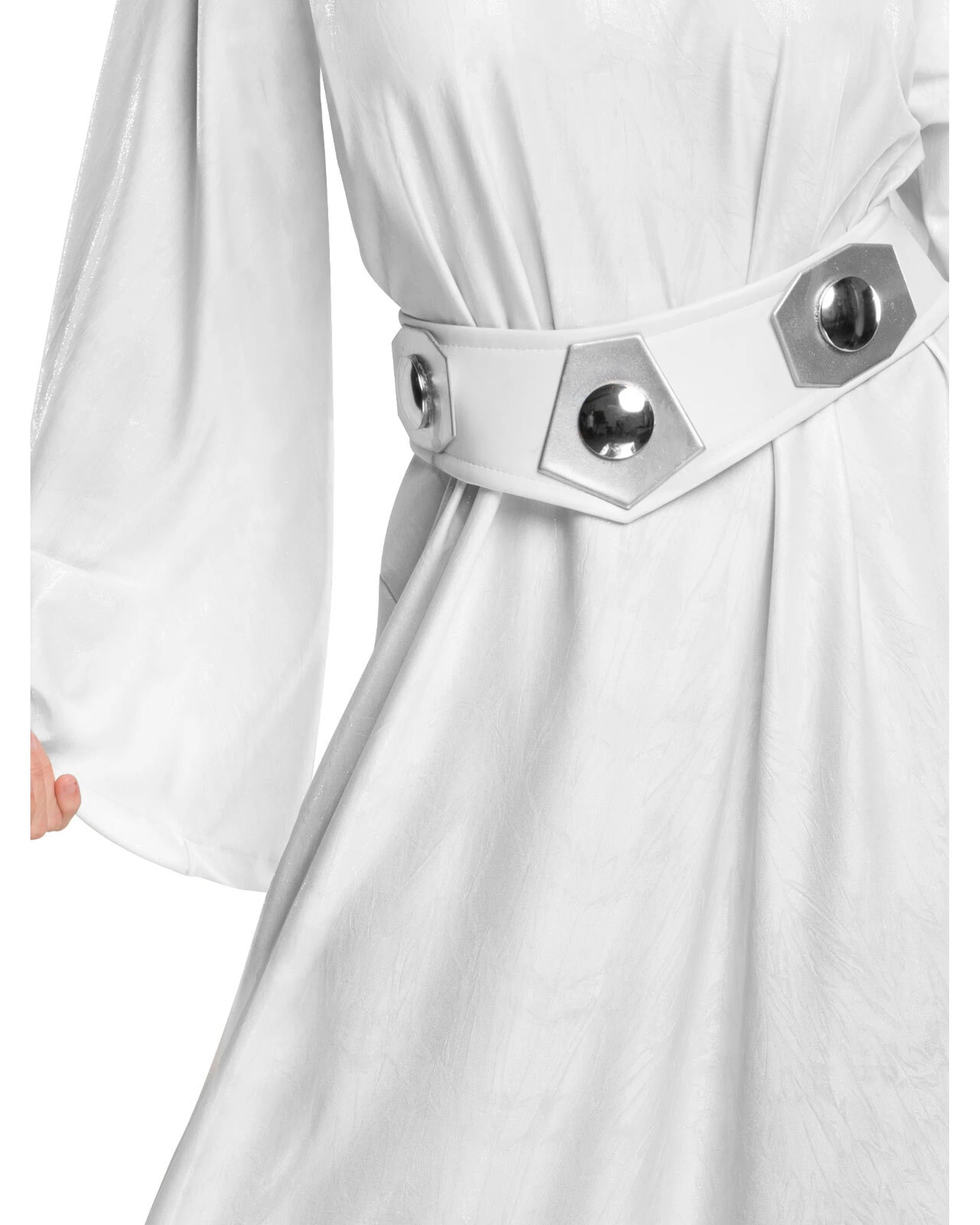 3 Star Wars Princess Leia Deluxe Womens Dress Up Costume Size XS - White, 3 of 3