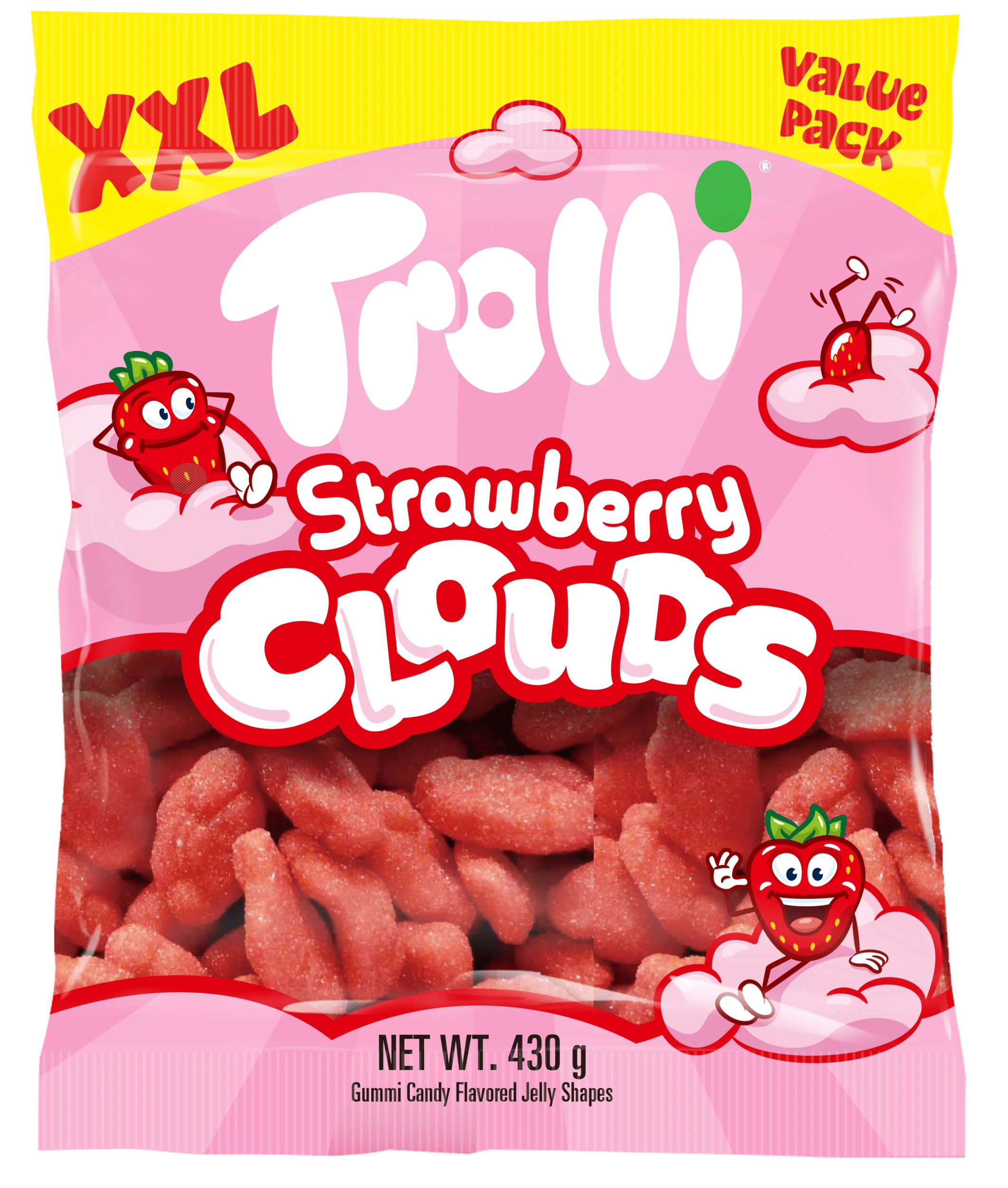 1 Trolli Strawberry Clouds 430g, 1 of 2