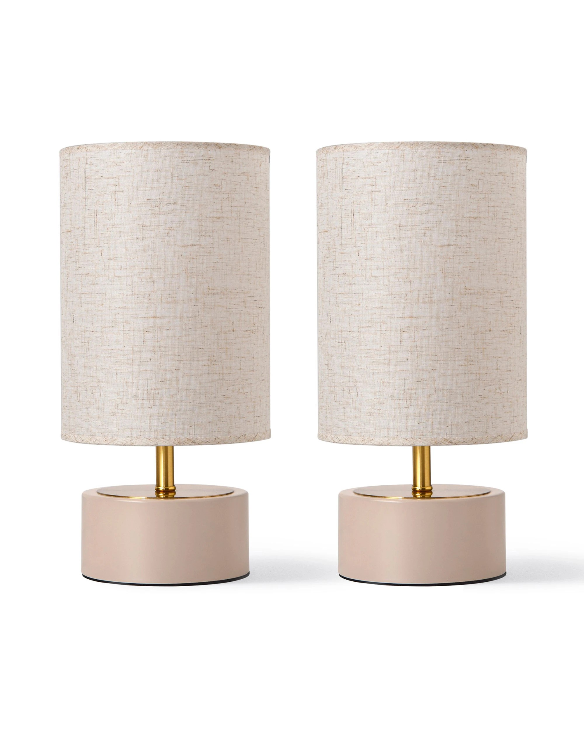 1 Sherwood Set of 2 Billie Table Lamp - Oatmeal, 1 of 10