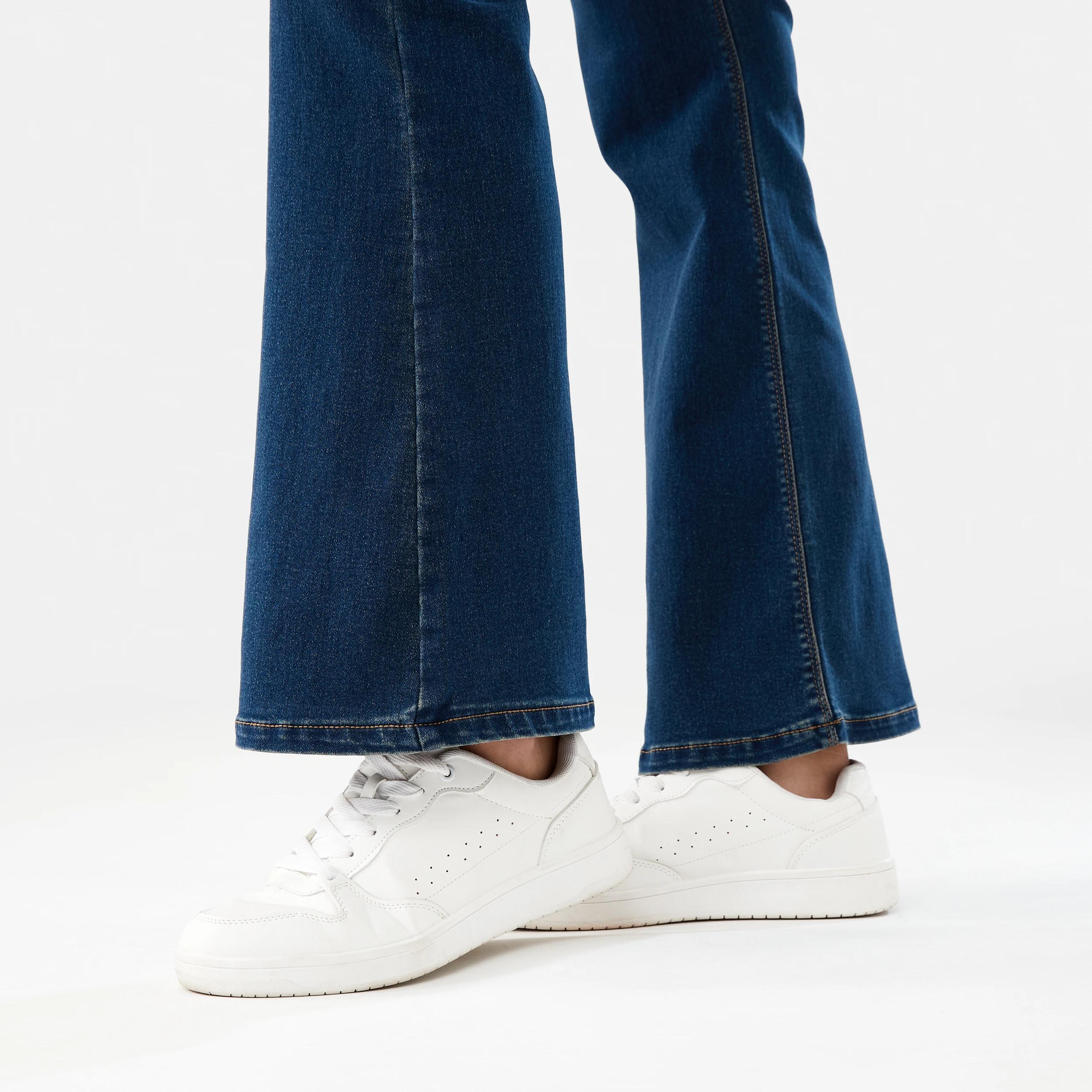 6 Flare Denim Jeggings DARK WASH, 6 of 8